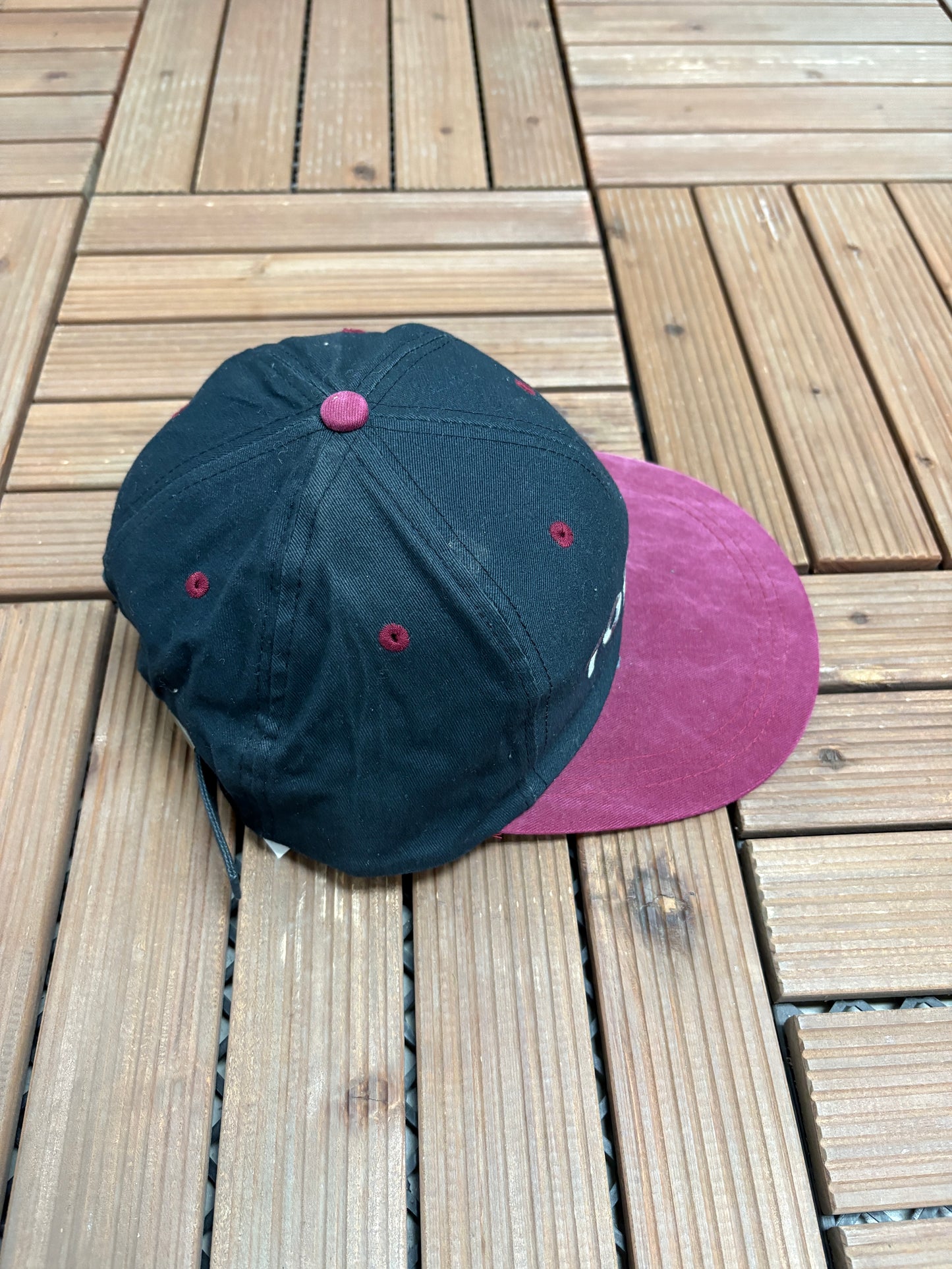Toronto Spell Out Embroidered Graphic Hat | Metal Clasp | Vintage 1990s Tourist Blue Cap |