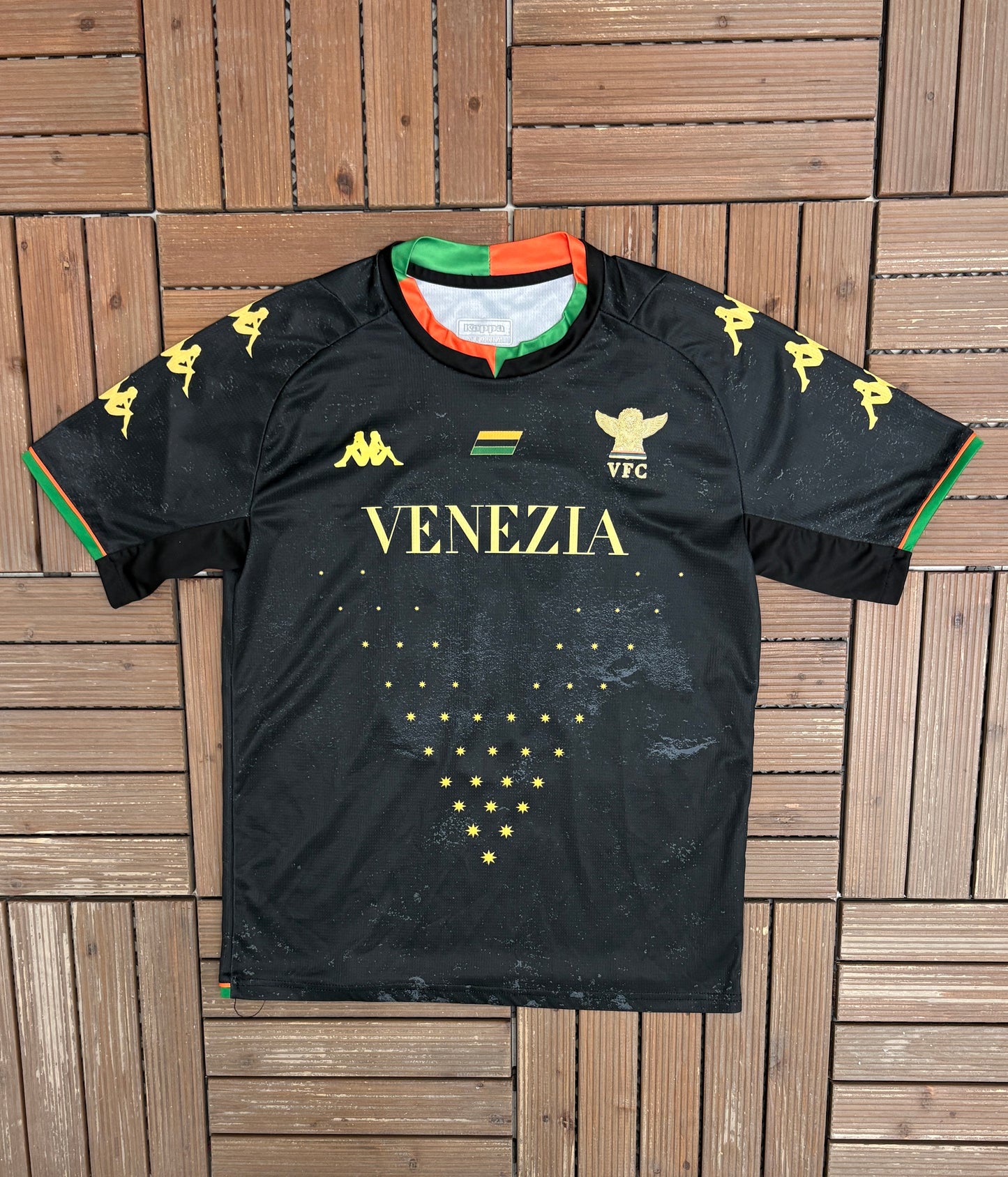 Venezia FC 2021-2022 Home Kit | Size Medium | Kappa Branded Serie B Black Soccer Jersey |