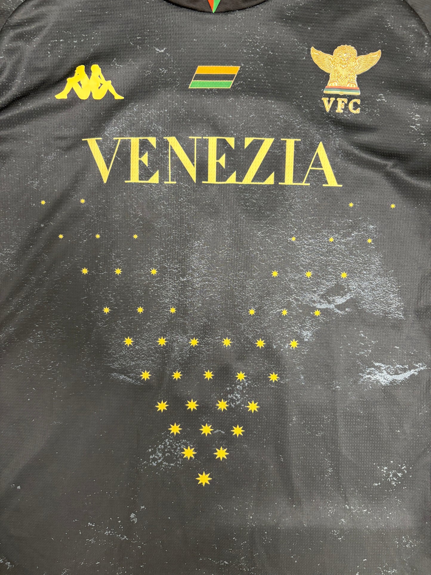 Venezia FC 2021-2022 Home Kit | Size Medium | Kappa Branded Serie B Black Soccer Jersey |