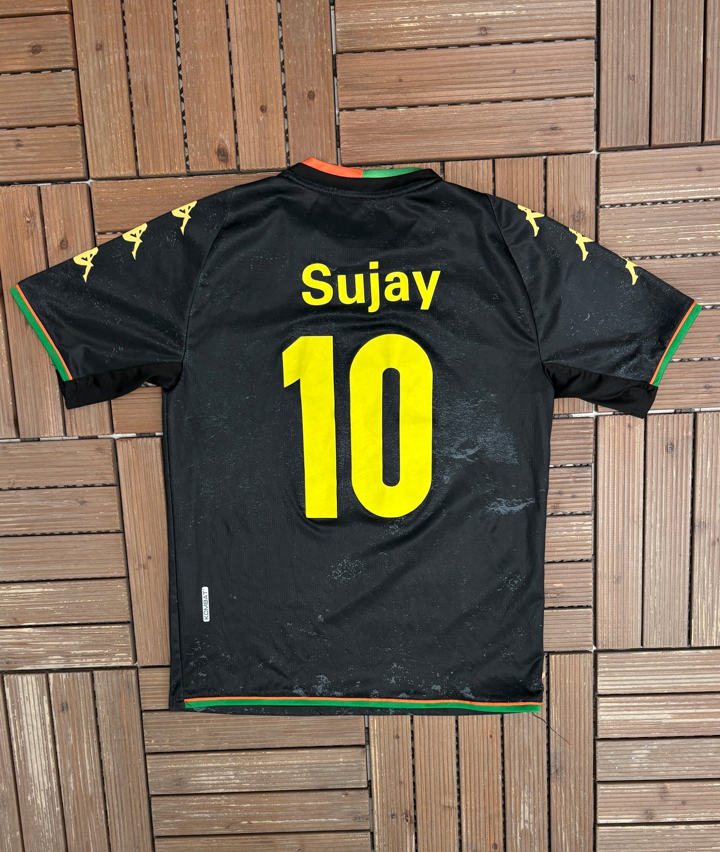 Venezia FC 2021-2022 Home Kit | Size Medium | Kappa Branded Serie B Black Soccer Jersey |