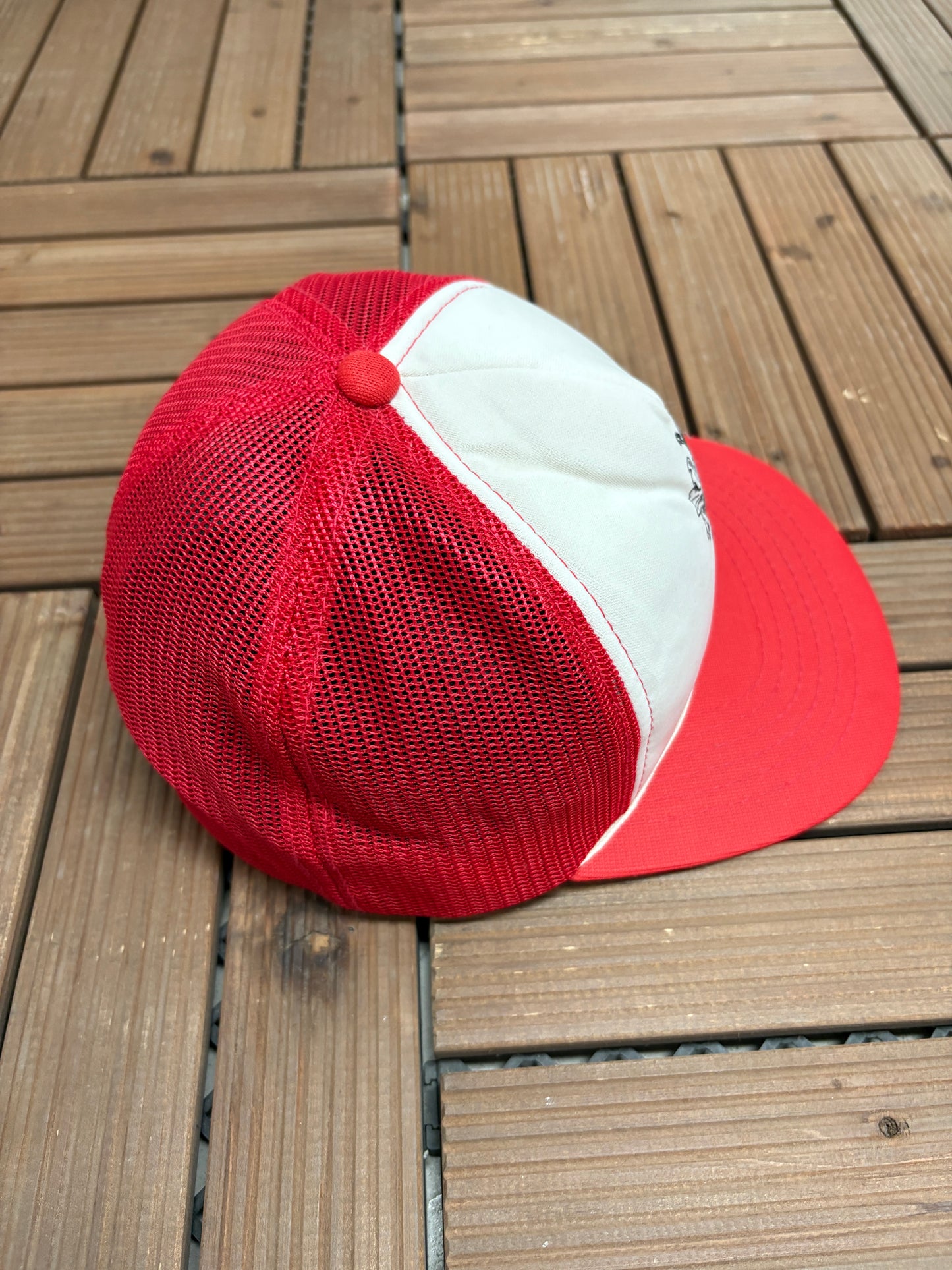 Beck's Brewery Graphic Hat | Snap Back | Vintage 1990s Alcohol Promotional Trucker Cap |