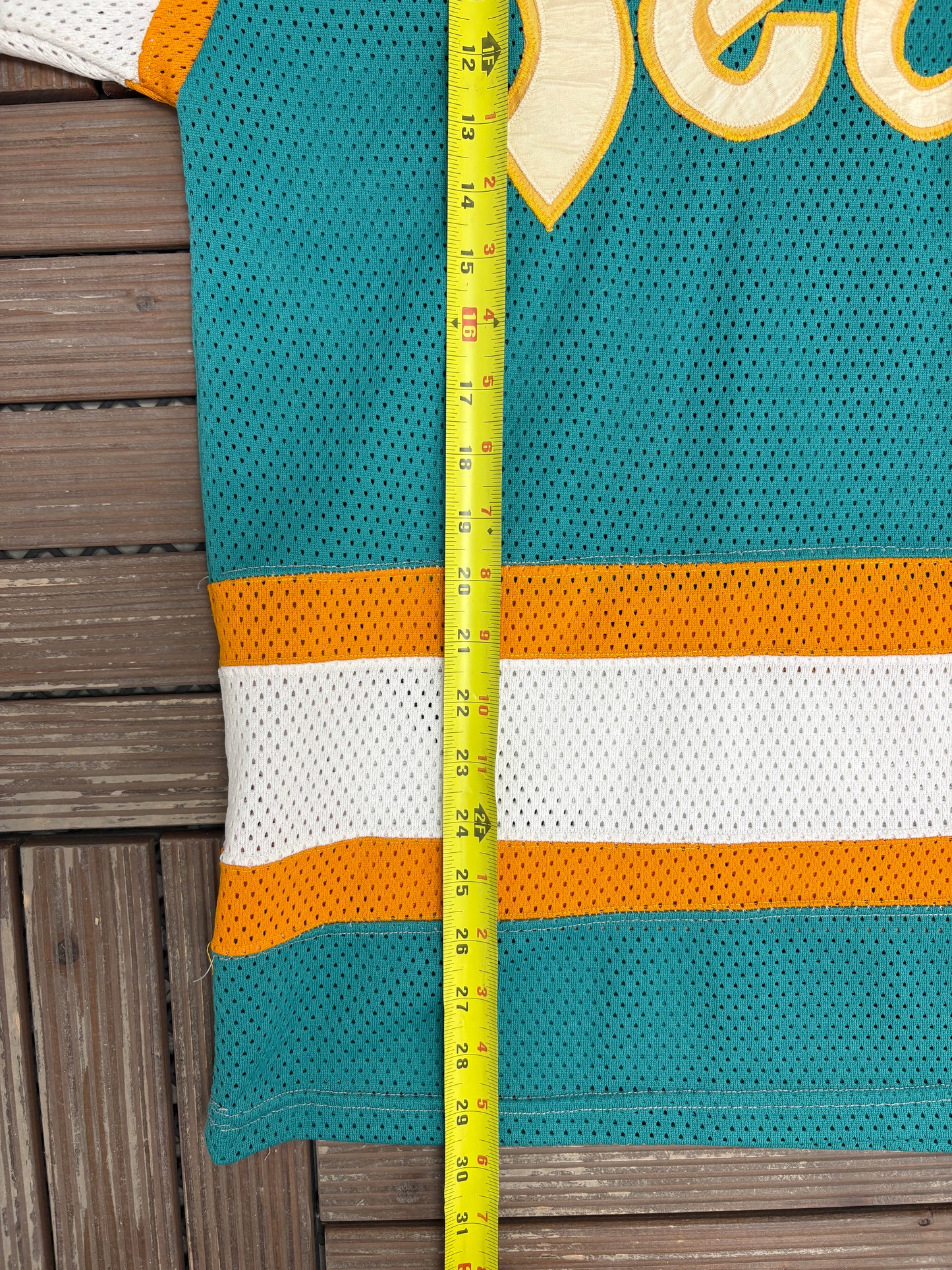 California Golden Seals Hockey Jersey | Size Large | Vintage 1970s NHL Hockey Teal Jersey |