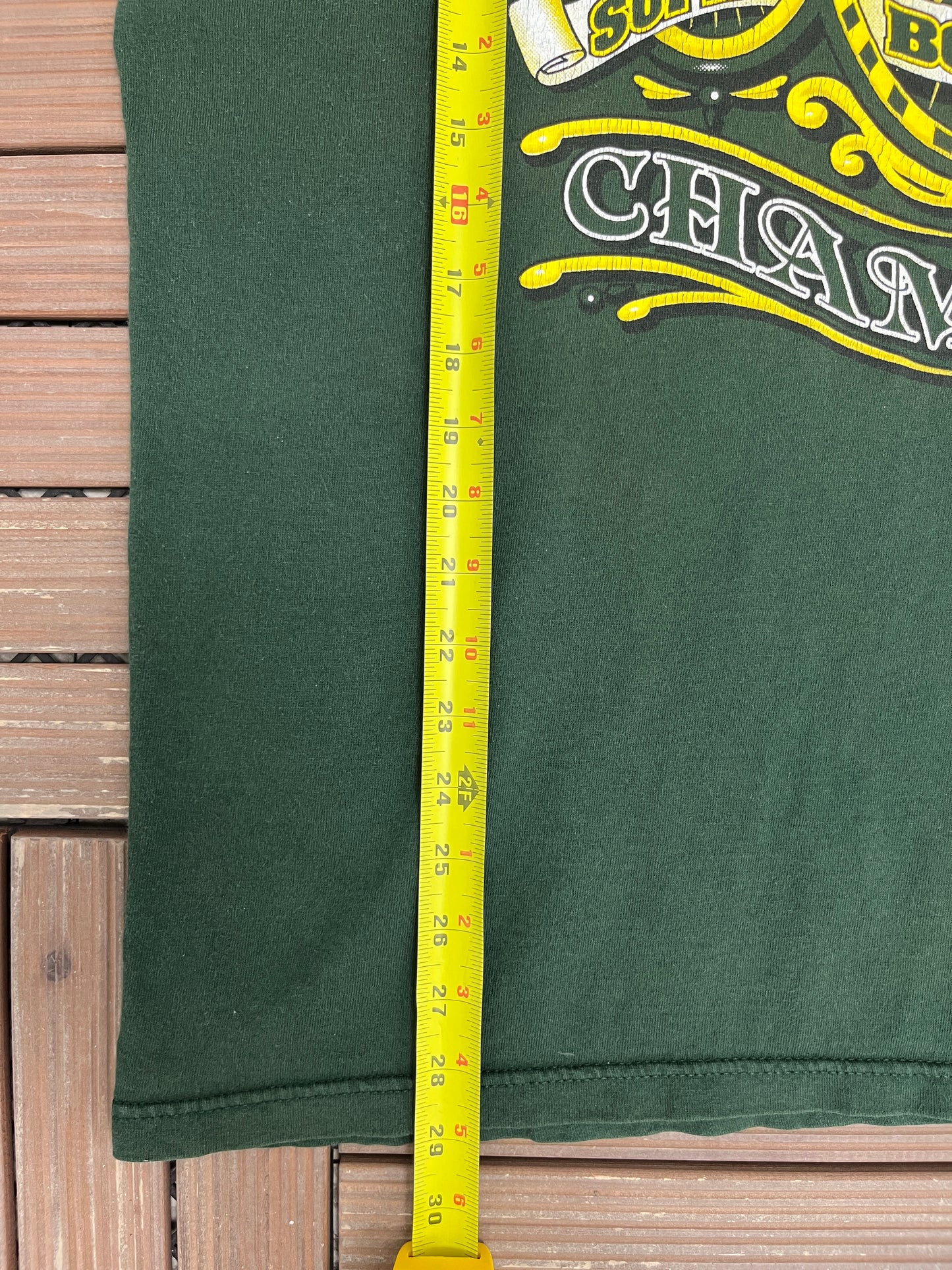 Green Bay Packers Super Bowl XXXI Champions Graphic Tee | Size XX-Large | Vintage 1990s NFL Football Green T-Shirt |