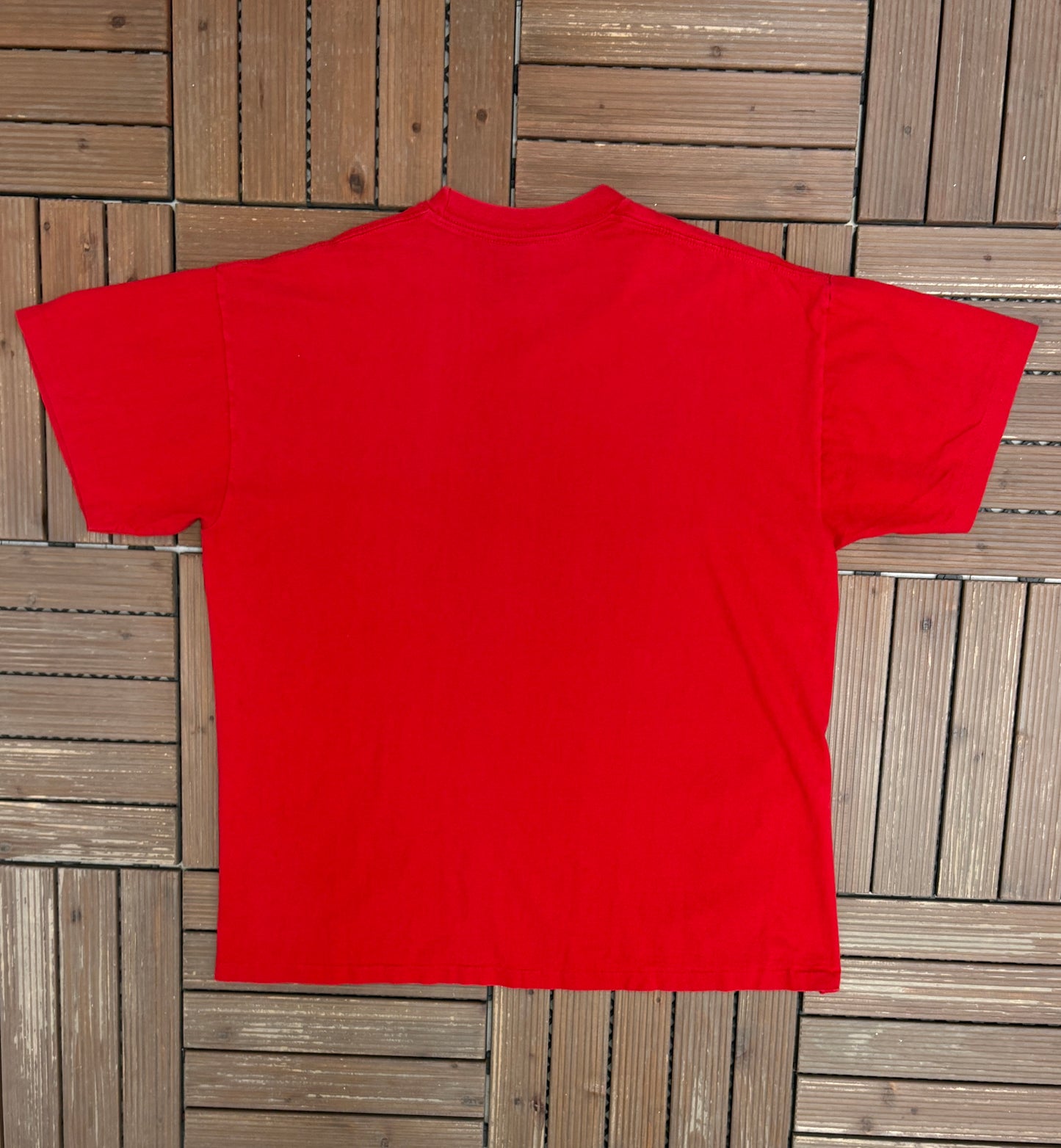 University of Nevada Las Vegas Runnin' Rebels Graphic Tee | Size X-Large | Vintage 1990s College Red T-Shirt |