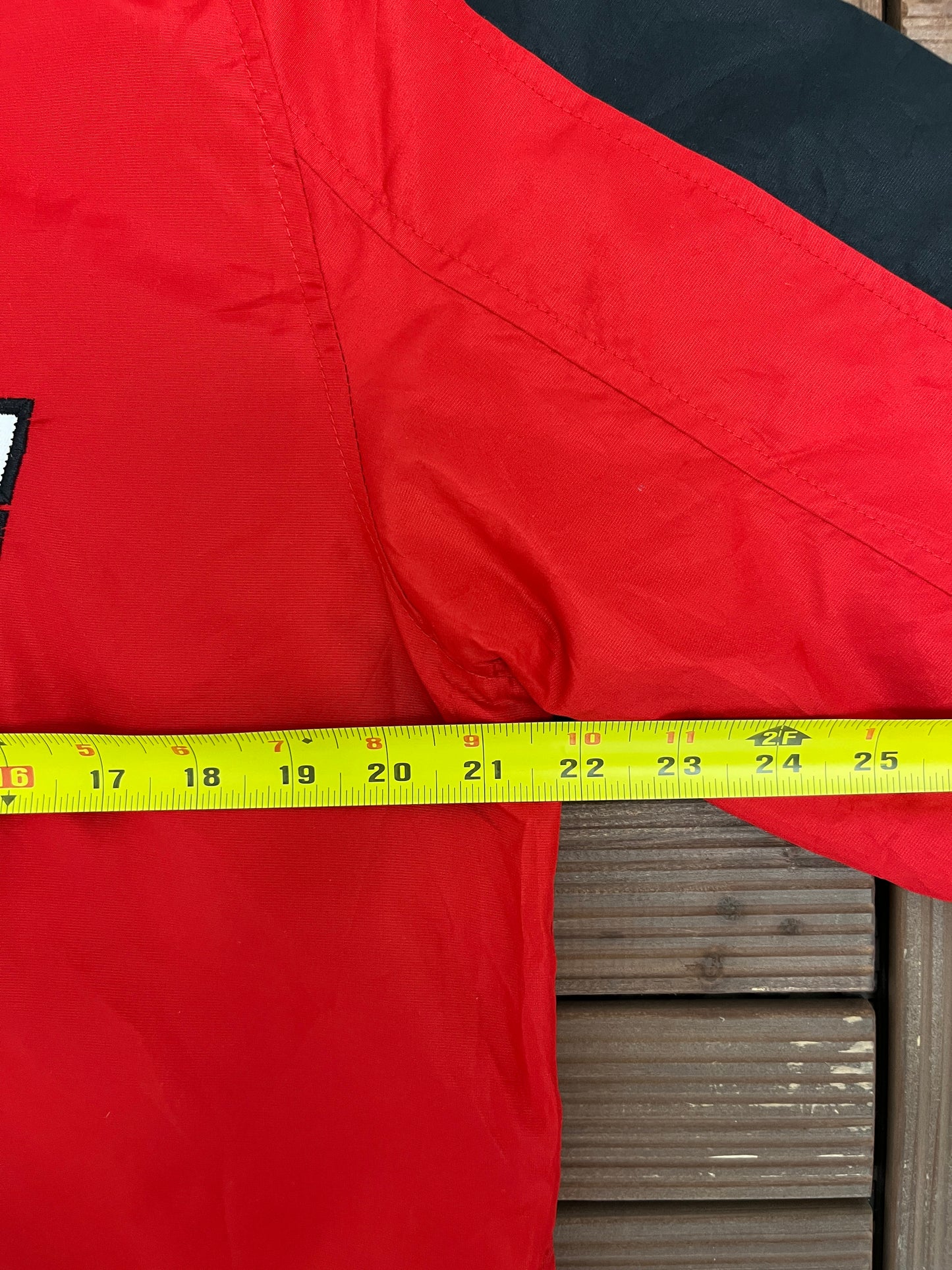 Detroit Red Wings Graphic Windbreaker | Size Small | Vintage 2000s NHL Hockey Red Jacket |