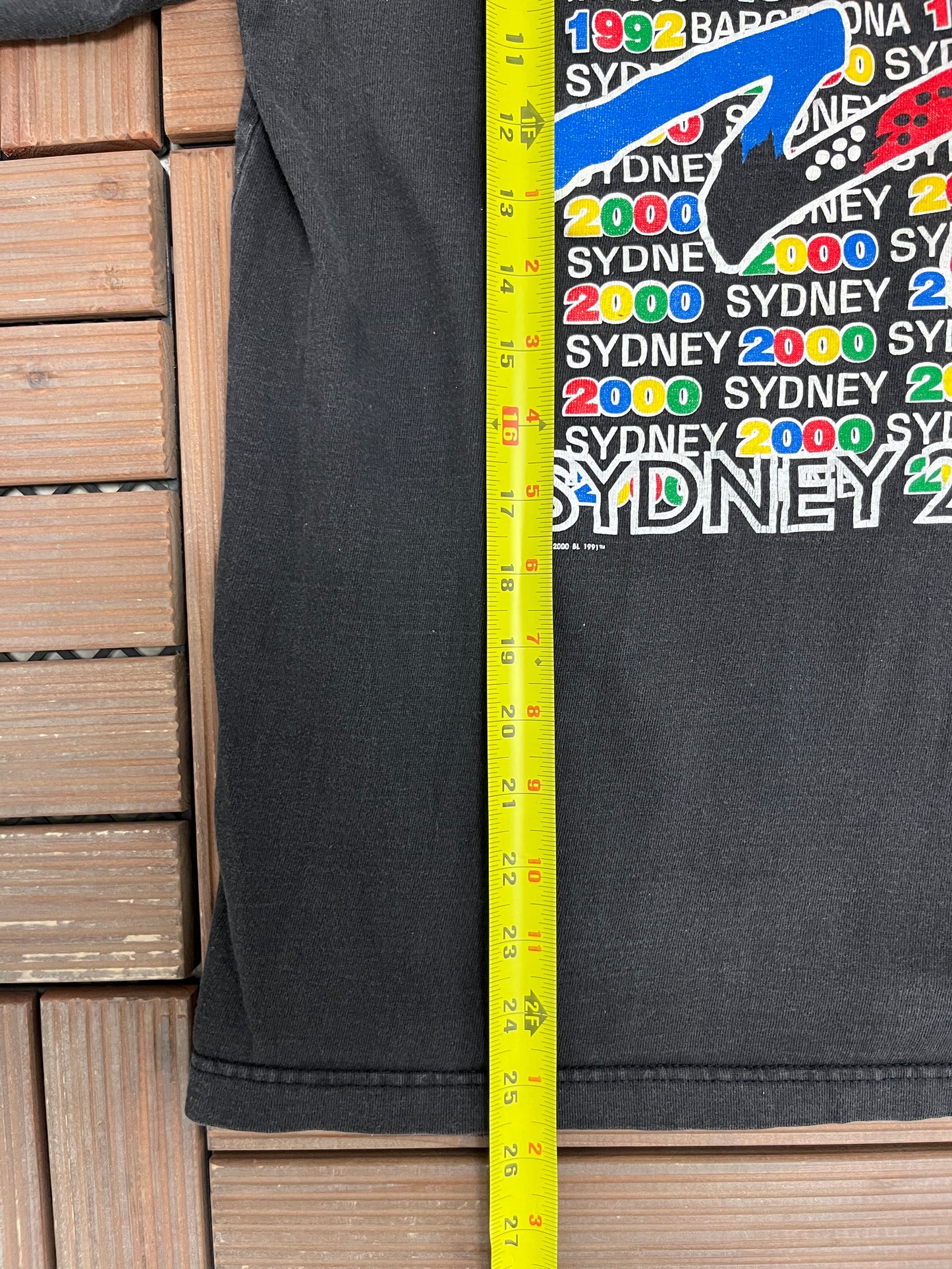 Sydney Olympics 2000 Graphic Tee | Size XX-Large | Vintage 2000s Promotional Black T-Shirt |
