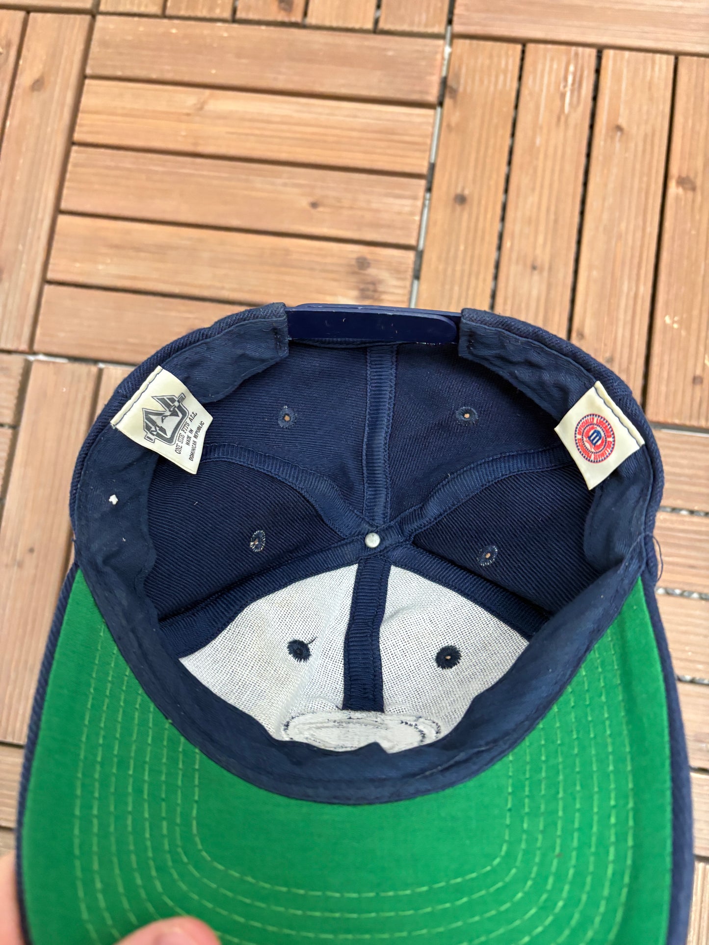 Penn State Nittany Lions Graphic Hat | Snap Back | Vintage 2000s College Blue Cap |