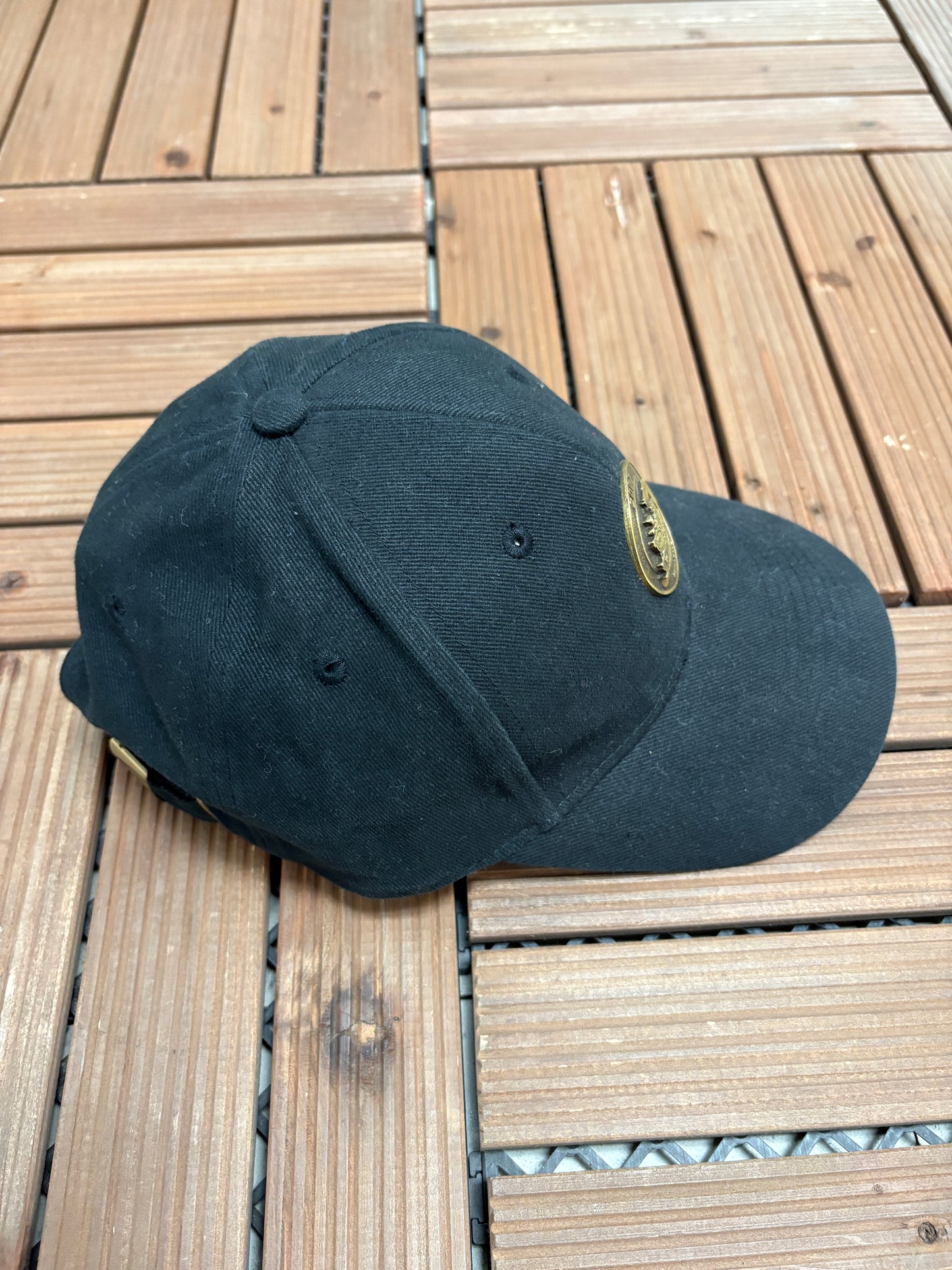 Fastrax Moffat Tunnel Graphic Hat | Metal Clasp | Vintage 2000s Promotional Black Cap |