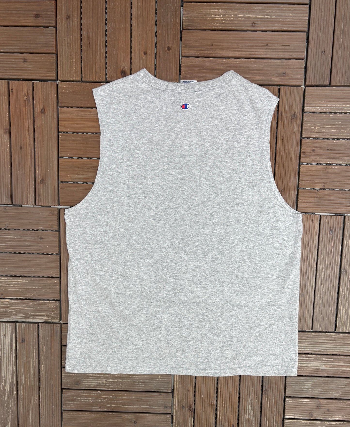 Notre Dame Fighting Irish Graphic Tee | Size X-Large | Vintage 1990s Champion Grey Tank Top |