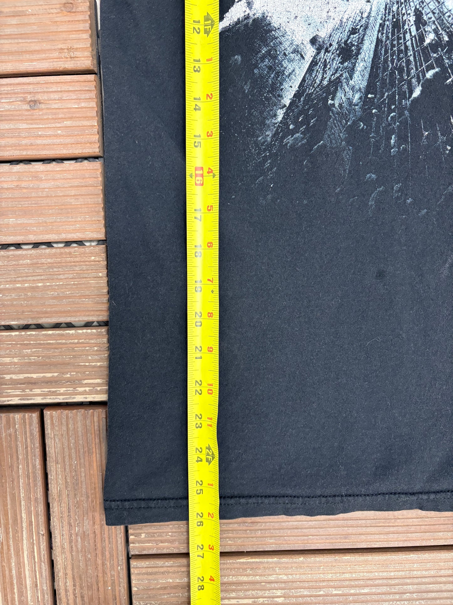 Batman Logo Graphic Tee | Size Small | Vintage 2000s DC Comics Promotional Superhero Black T-Shirt |