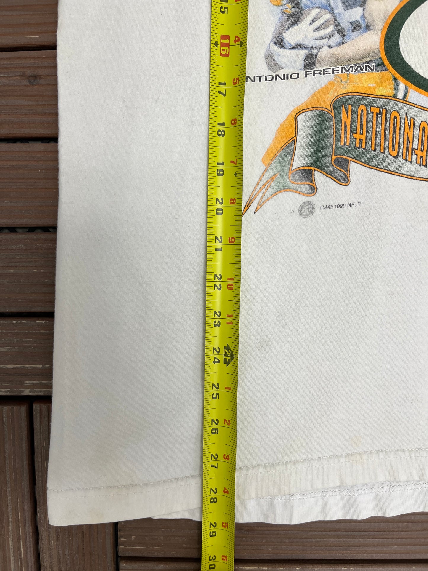 Green Bay Packers 1999 Graphic Tee | Size X-Large | Vintage 1990s NFL Football White T-Shirt |