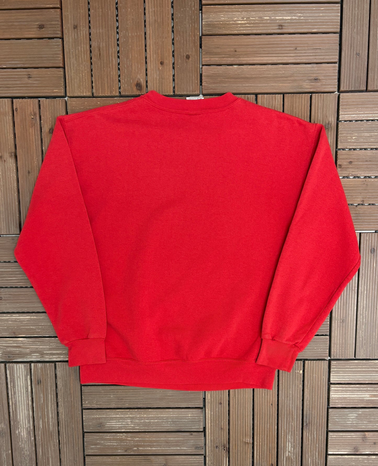 Wisconsin Badgers Rose Bowl 1994 Champions Graphic Crewneck | Size Medium | Vintage 1990s College Red Sweater |