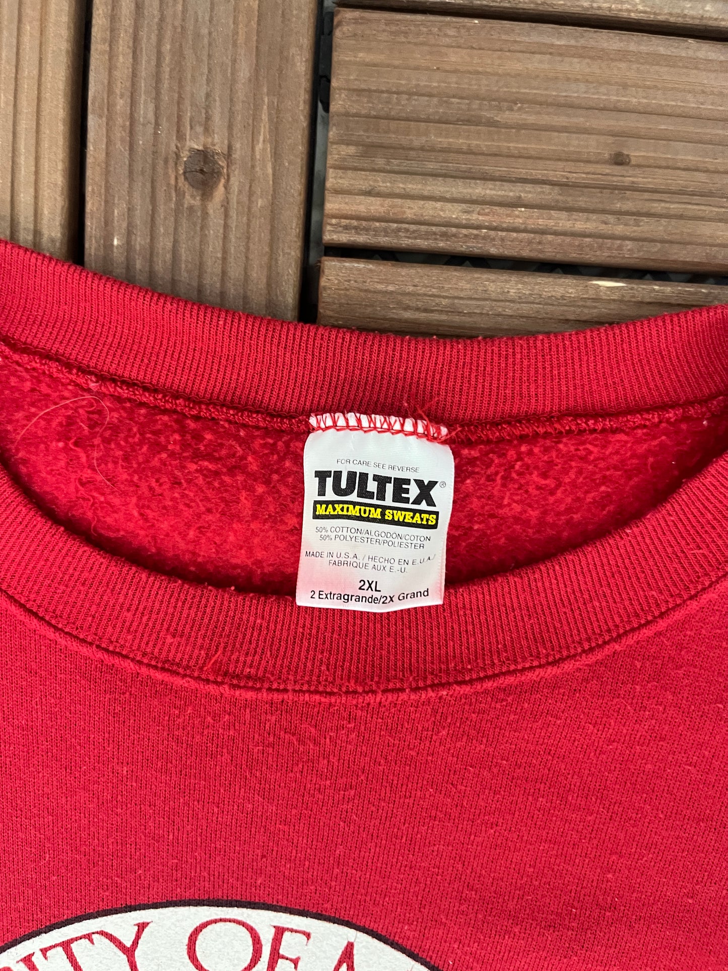 Maryland Terrapins Graphic Crewneck | Size XX-Large | Vintage 1990s College Red Sweater |