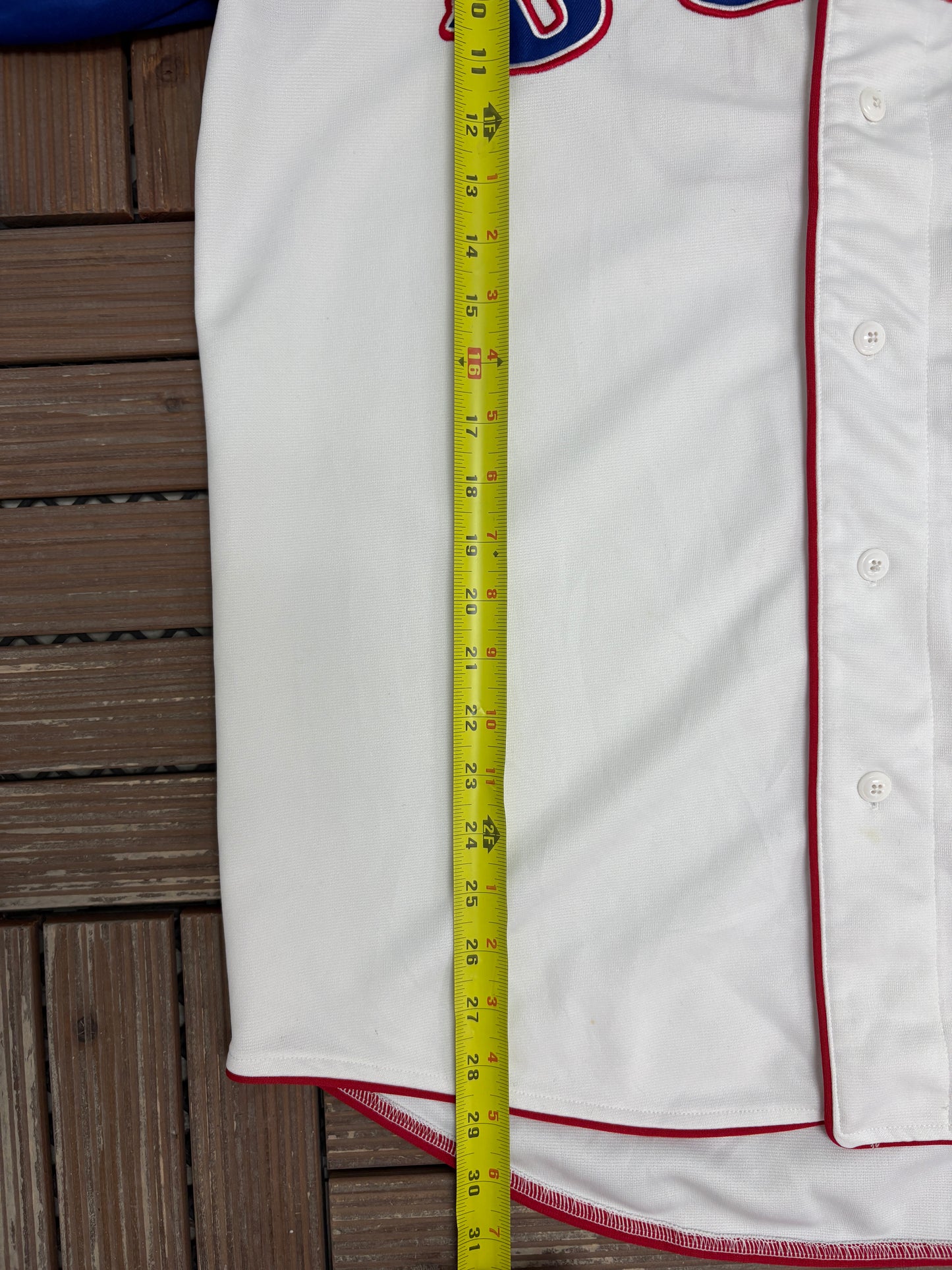 Chicago Cubs Carlos Zambrano Graphic Jersey | Size Large | Vintage 2000s MLB Baseball White Jersey |