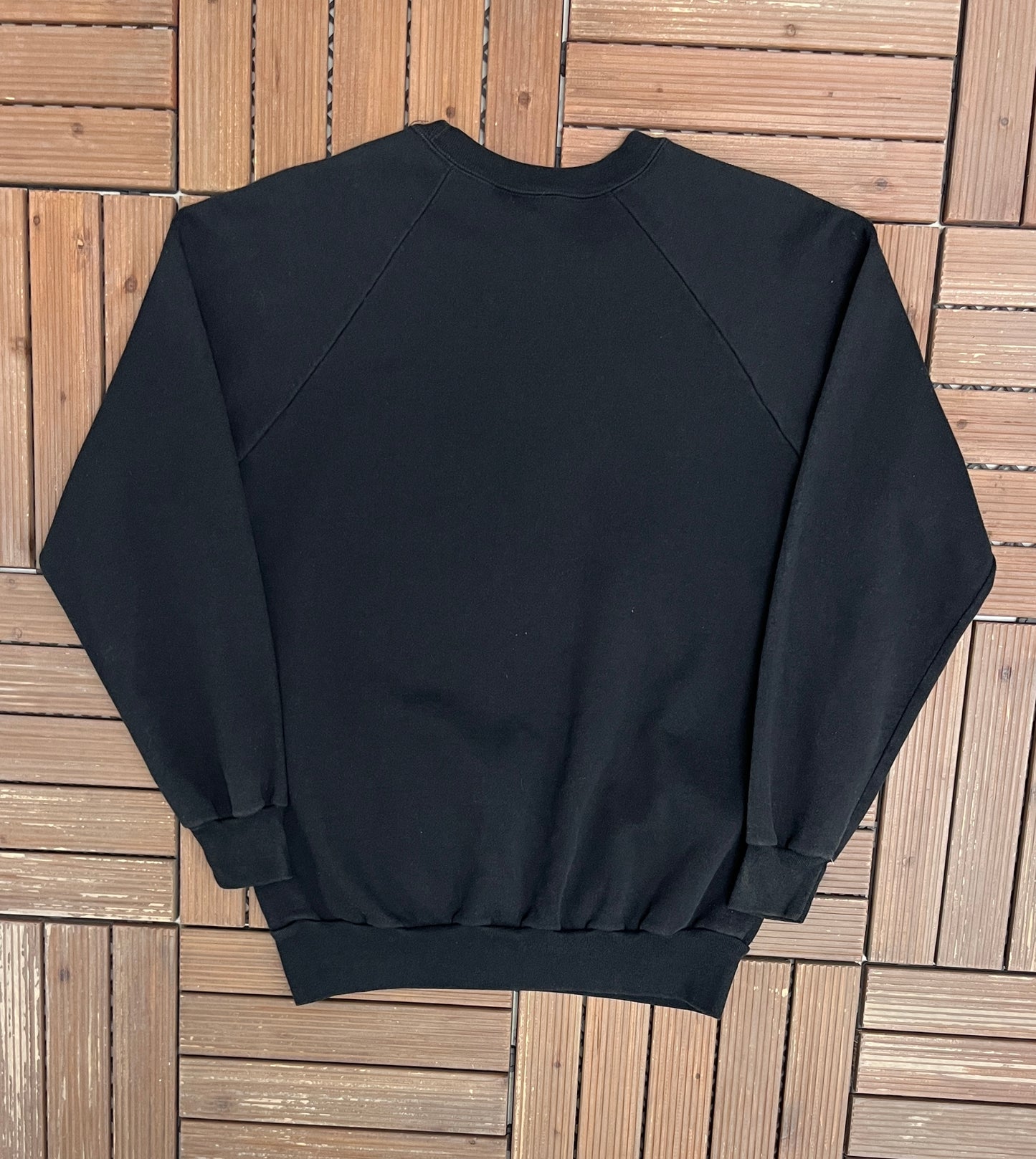 Hard Rock Cafe Maui Graphic Crewneck | Size X-Large | Vintage 1980s Promotional Black Sweater |
