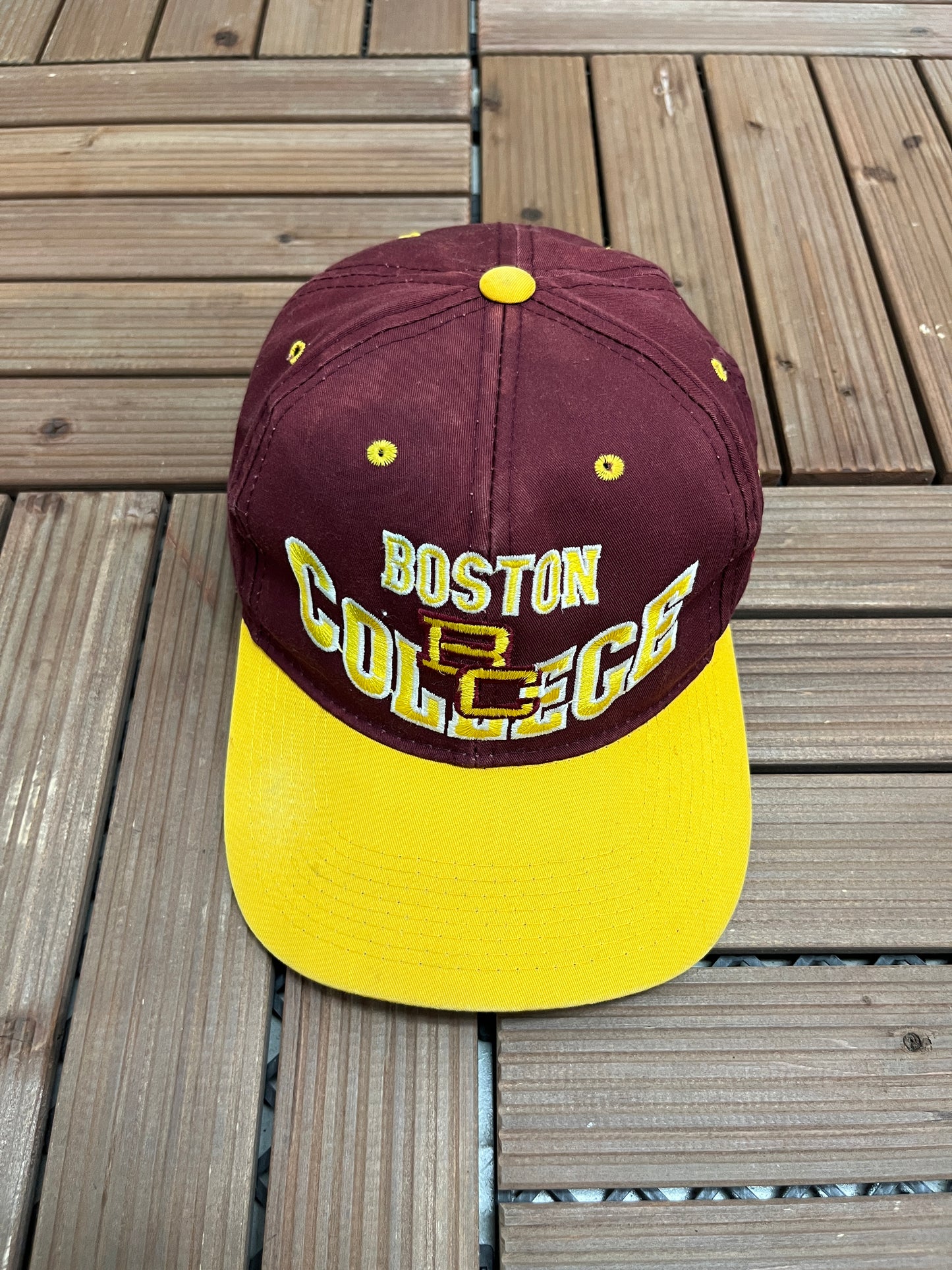 Boston College Eagles Graphic Hat | Snap Back | Vintage 1990s College Sports Cap |