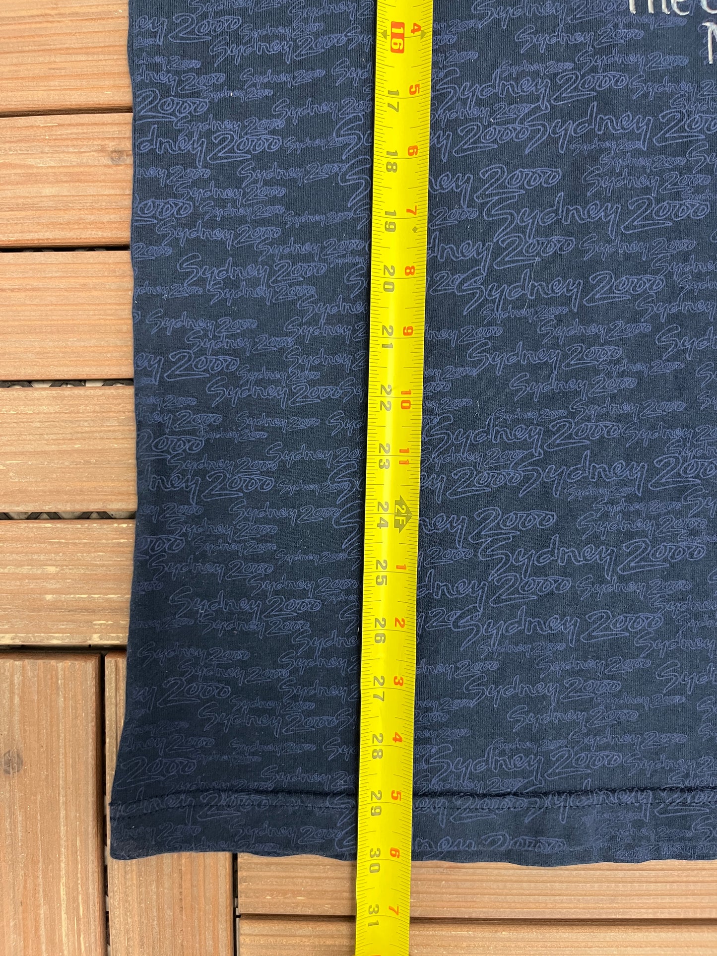 Sydney Olympics 2000 The Games Of The New Millennium Graphic Tee | Size XX-Large | Vintage 2000s Promotional Blue T-Shirt |