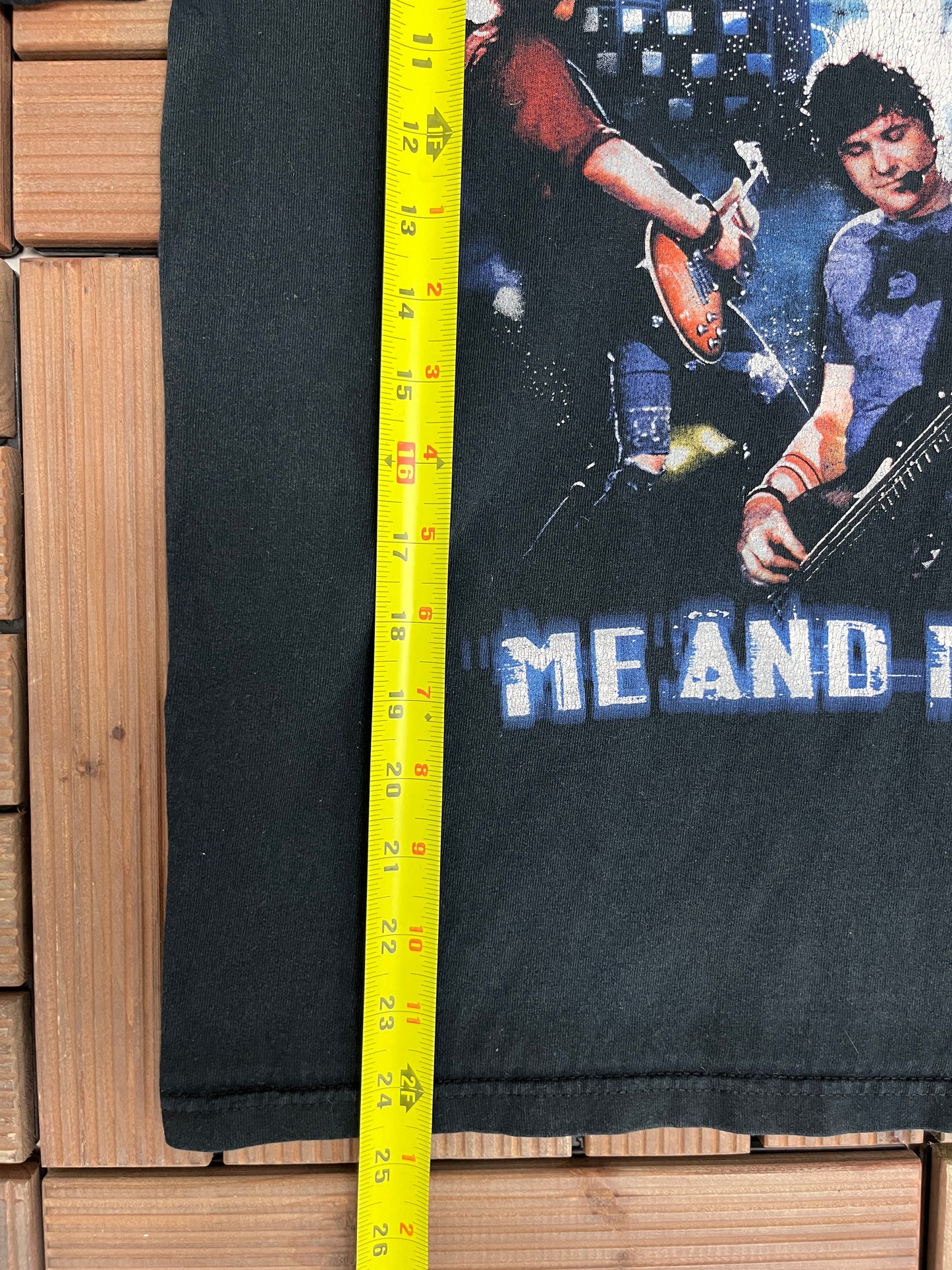 Rascal Flatts Me And My Gang Tour 2006 Graphic Tee | Size Medium | Vintage 2000s Country Music Tour Black T-Shirt |