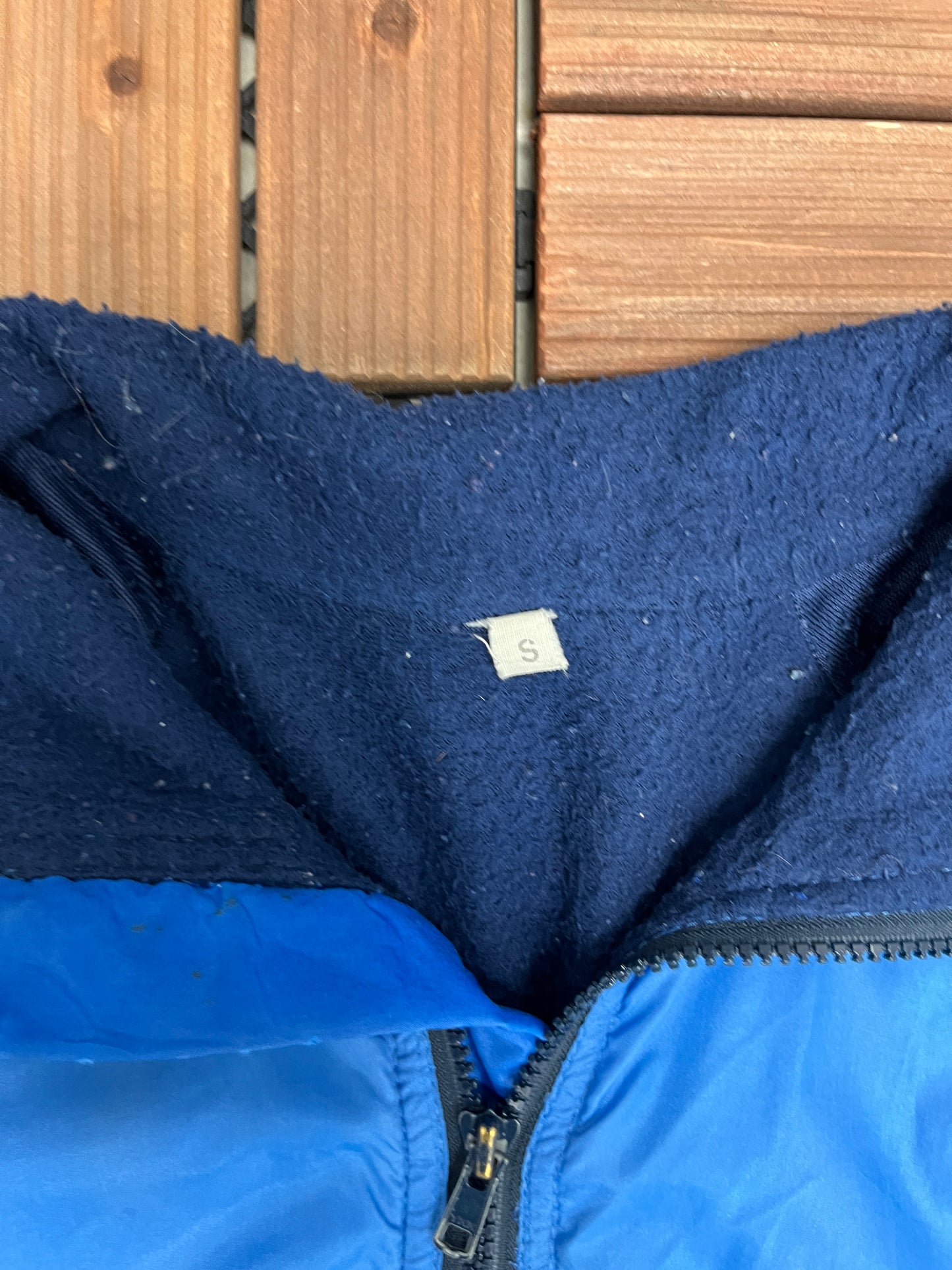 Patagonia Logo Graphic Windbreaker | Size Small | Vintage 2000s Patagonia Blue Jacket |