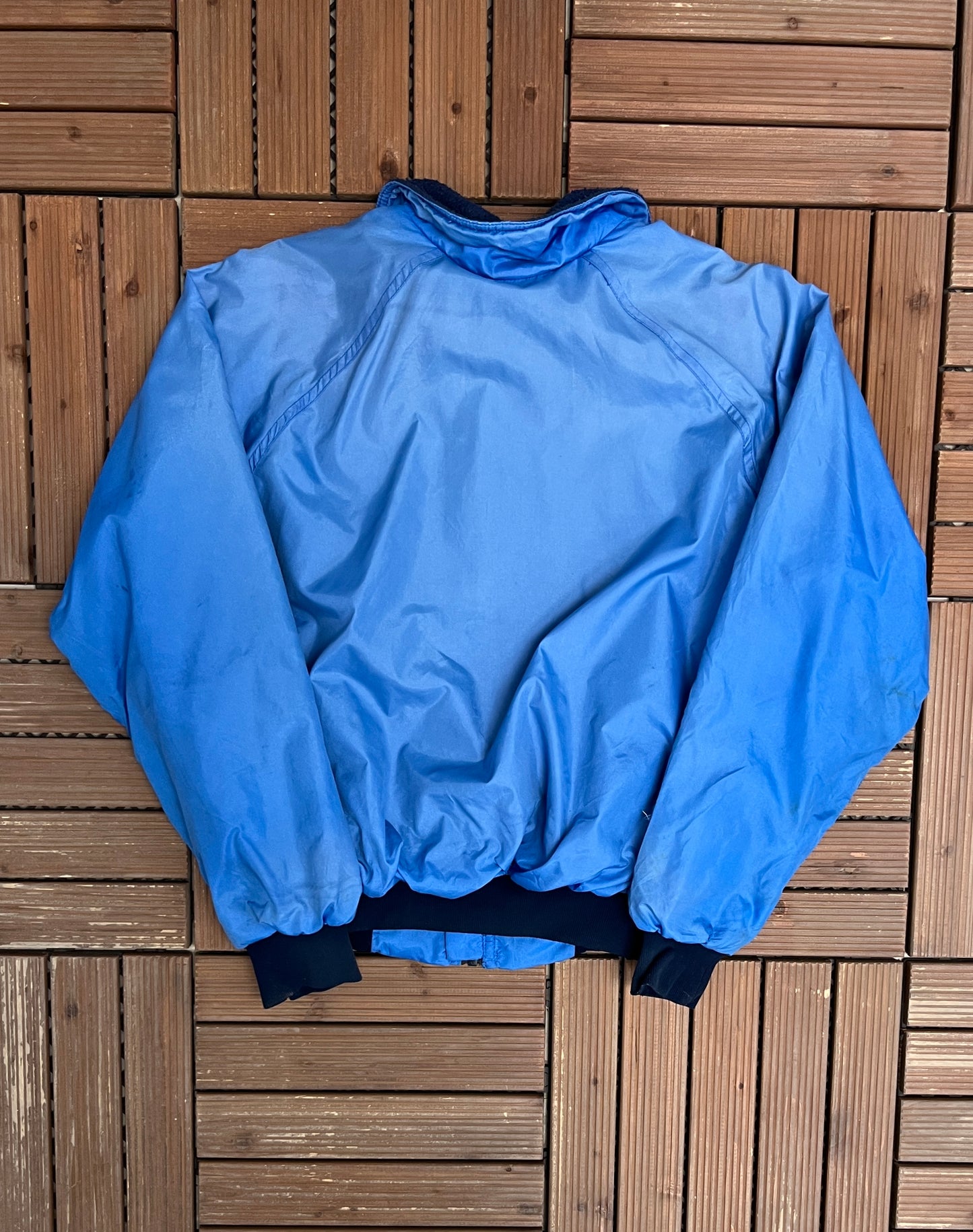 Patagonia Logo Graphic Windbreaker | Size Small | Vintage 2000s Patagonia Blue Jacket |