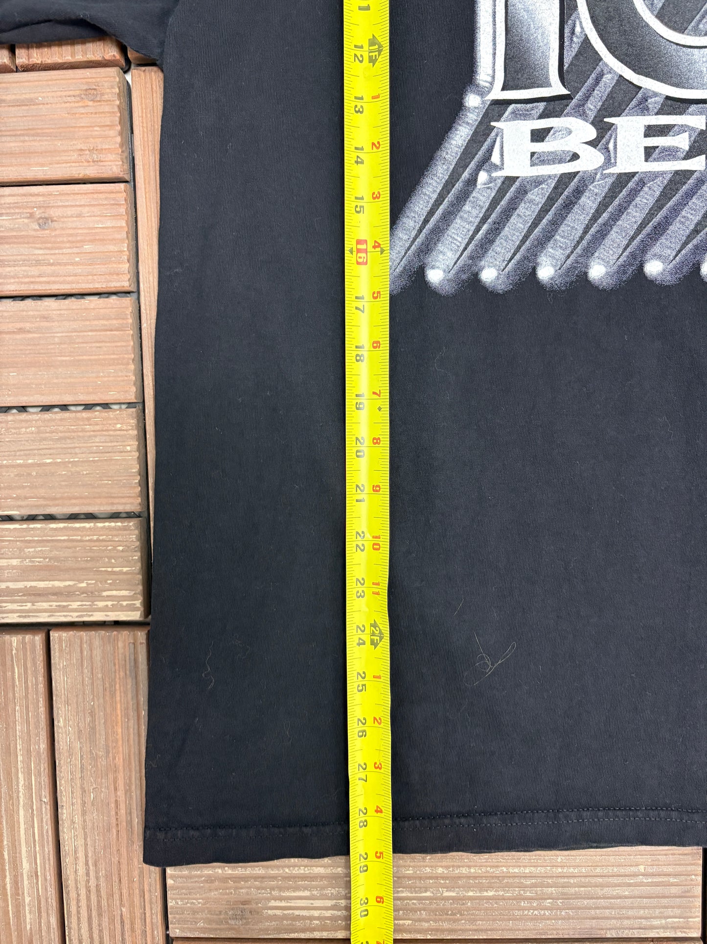Labatt Ice Beer Graphic Tee | Size X-Large | Vintage 1990s Promotional Black T-Shirt |