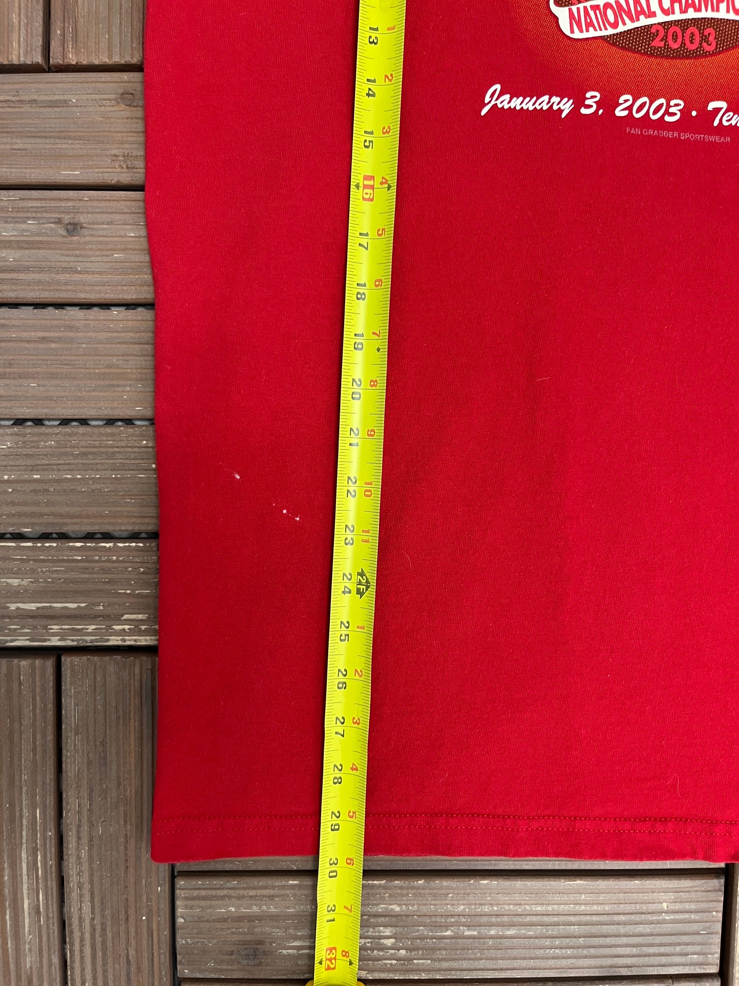 Ohio State Buckeyes Tostitos Fiesta Bowl Graphic Tee | Size X-Large | Vintage 2000s Red College Football T-Shirt |