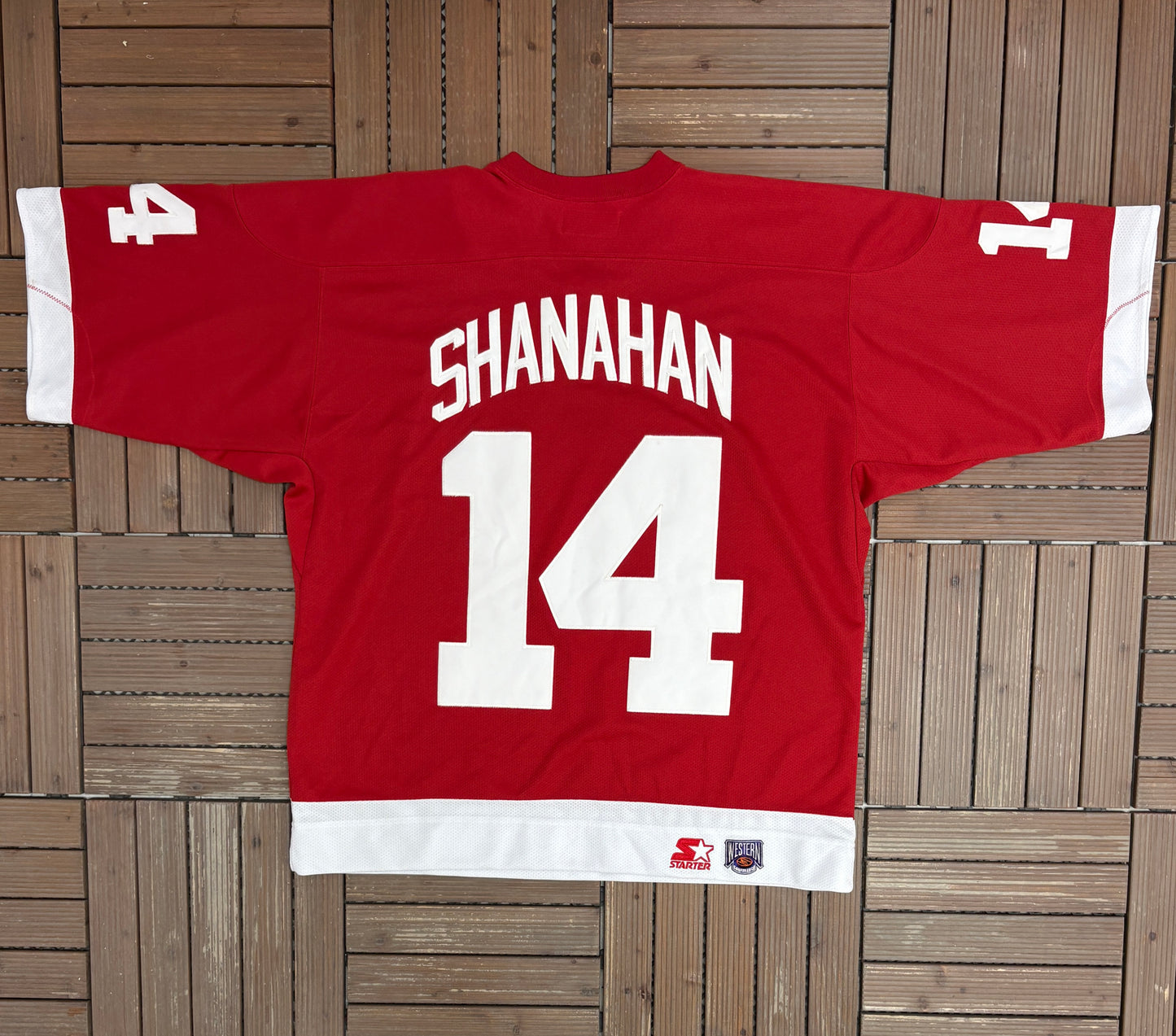Detroit Red Wings Brendan Shanahan Hockey Jersey | Size X-Large | Vintage 2000s Red Hockey Jersey |
