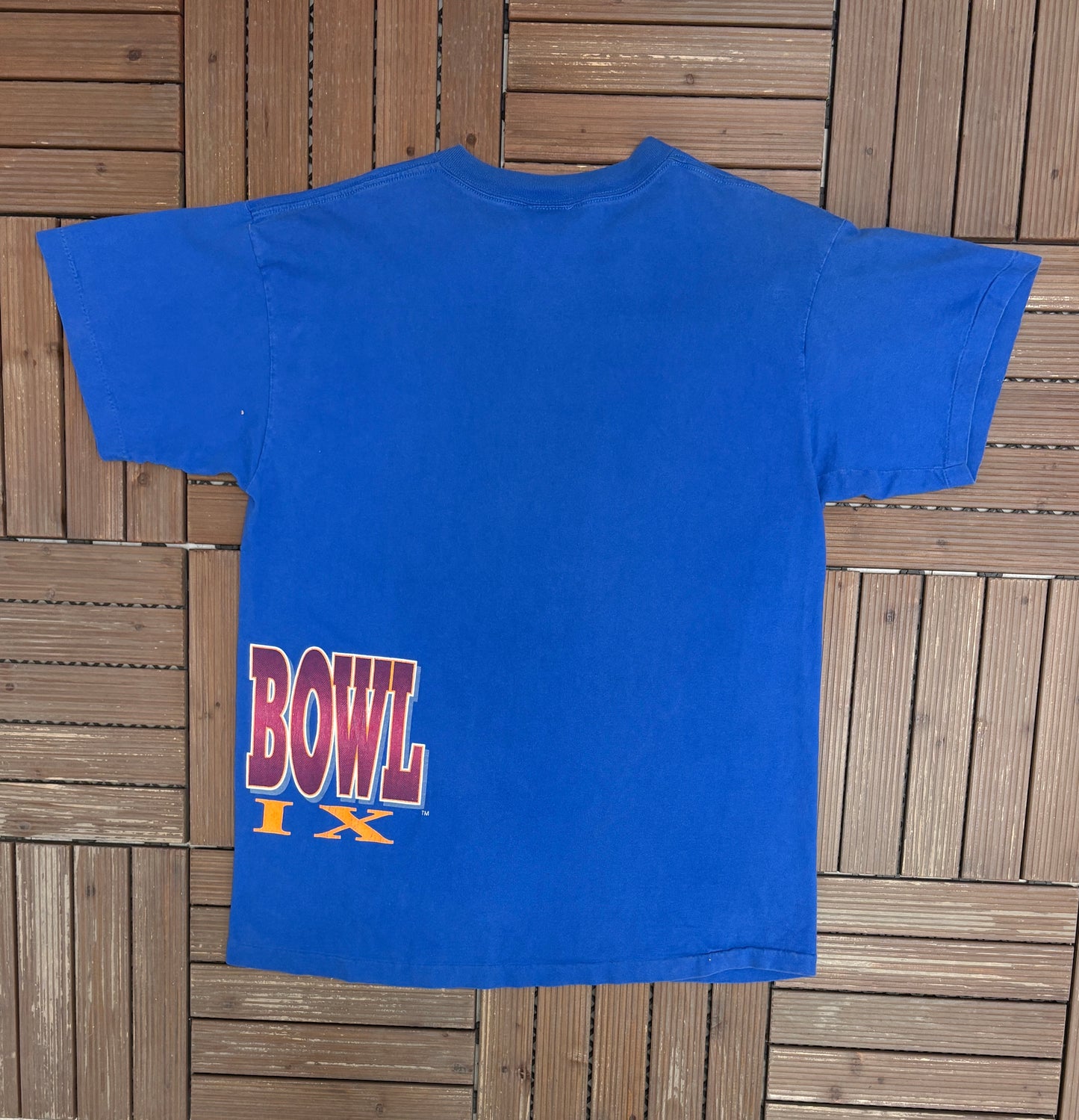 Super Bowl XXIX Graphic Tee | Size X-Large | Vintage 1990s NFL Football Blue T-Shirt |