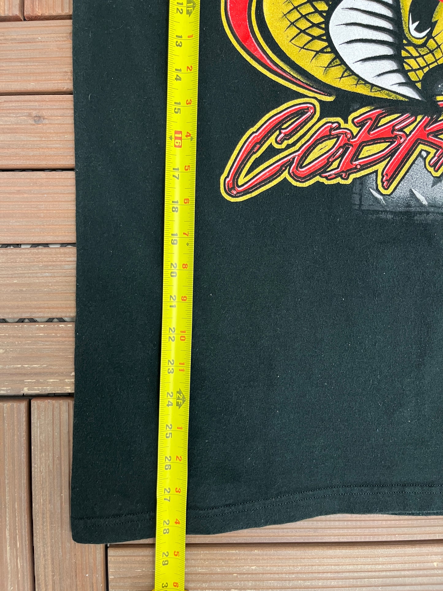 Carolina Cobras Arena Football League Graphic Tee | Size Large | Vintage 2000s AFL Football Black T-Shirt |