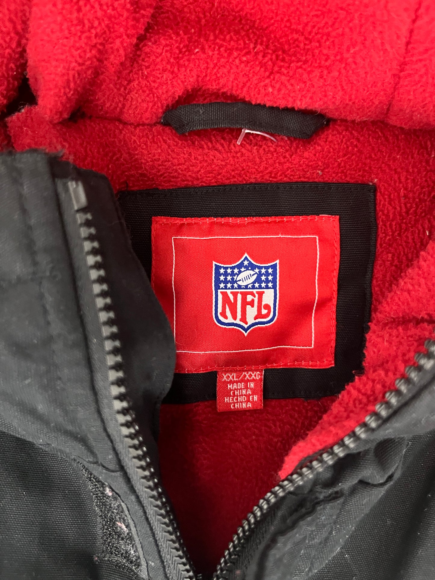 San Francisco 49ers Graphic Jacket | Size XX-Large | Vintage 2000s NFL Football Black Jacket |