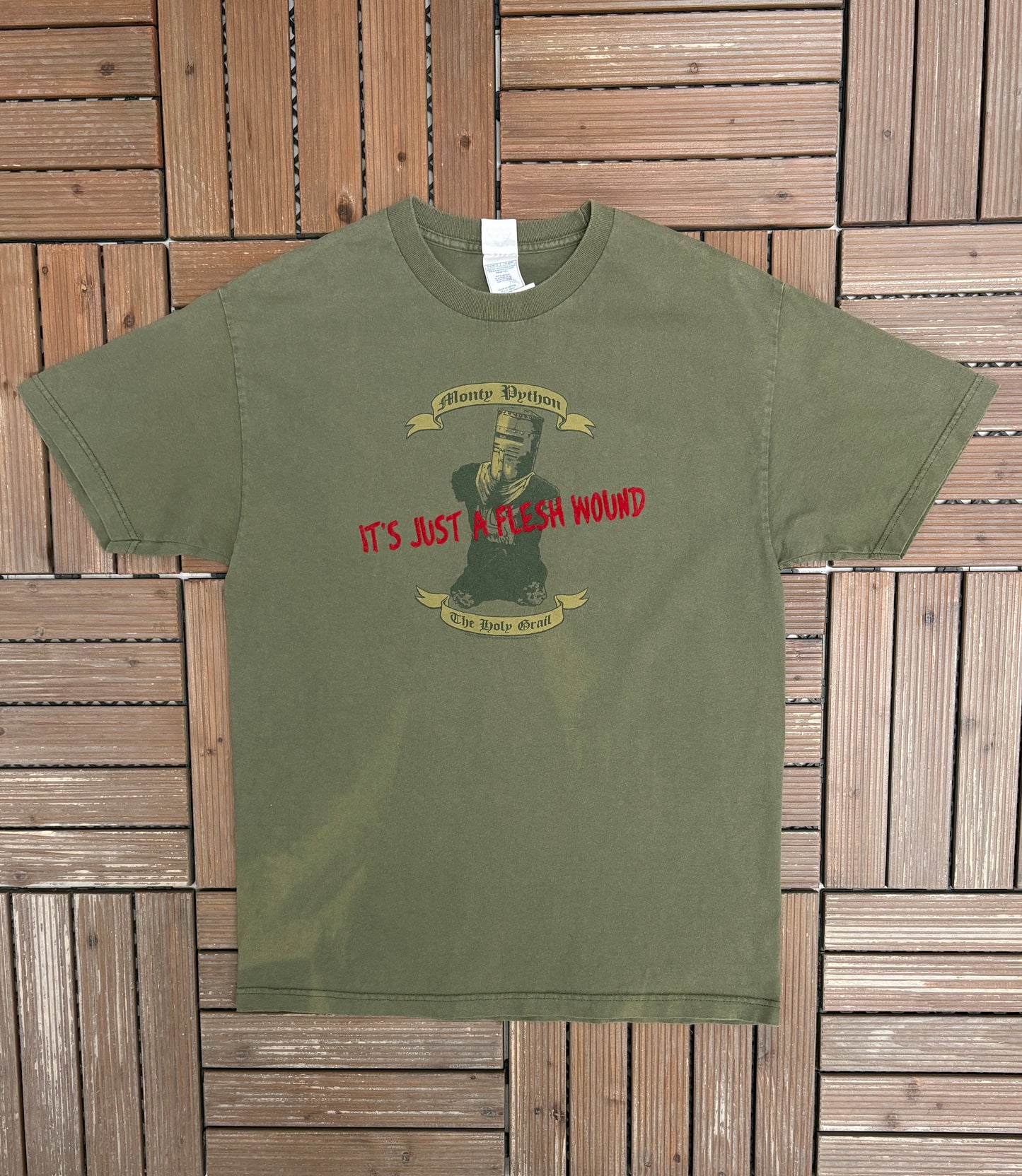 Monty Python The Holy Grail Graphic Tee | Size Large | Vintage 2000s British Comedy Series |
