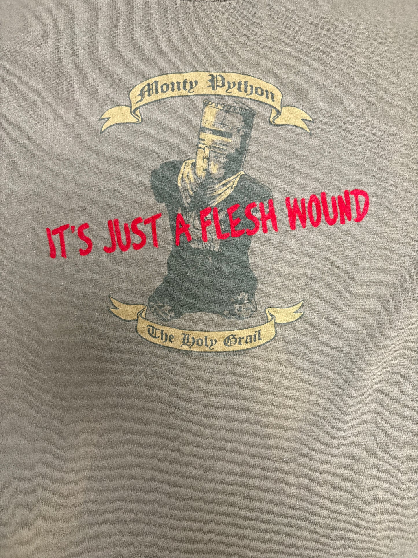 Monty Python The Holy Grail Graphic Tee | Size Large | Vintage 2000s British Comedy Series |