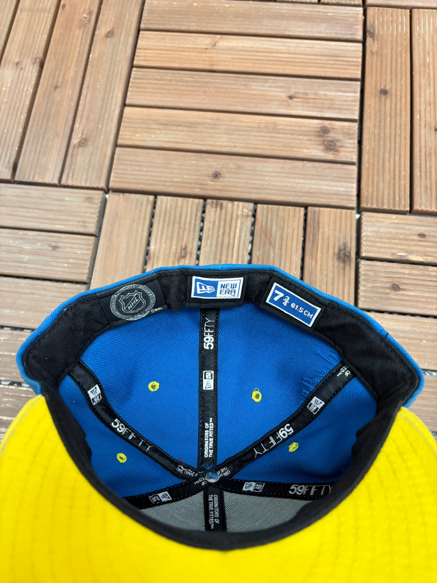 Buffalo Sabres Embroidered Graphic Hat | Size 7 3/4 | Vintage 2000s NHL Hockey Blue Cap |