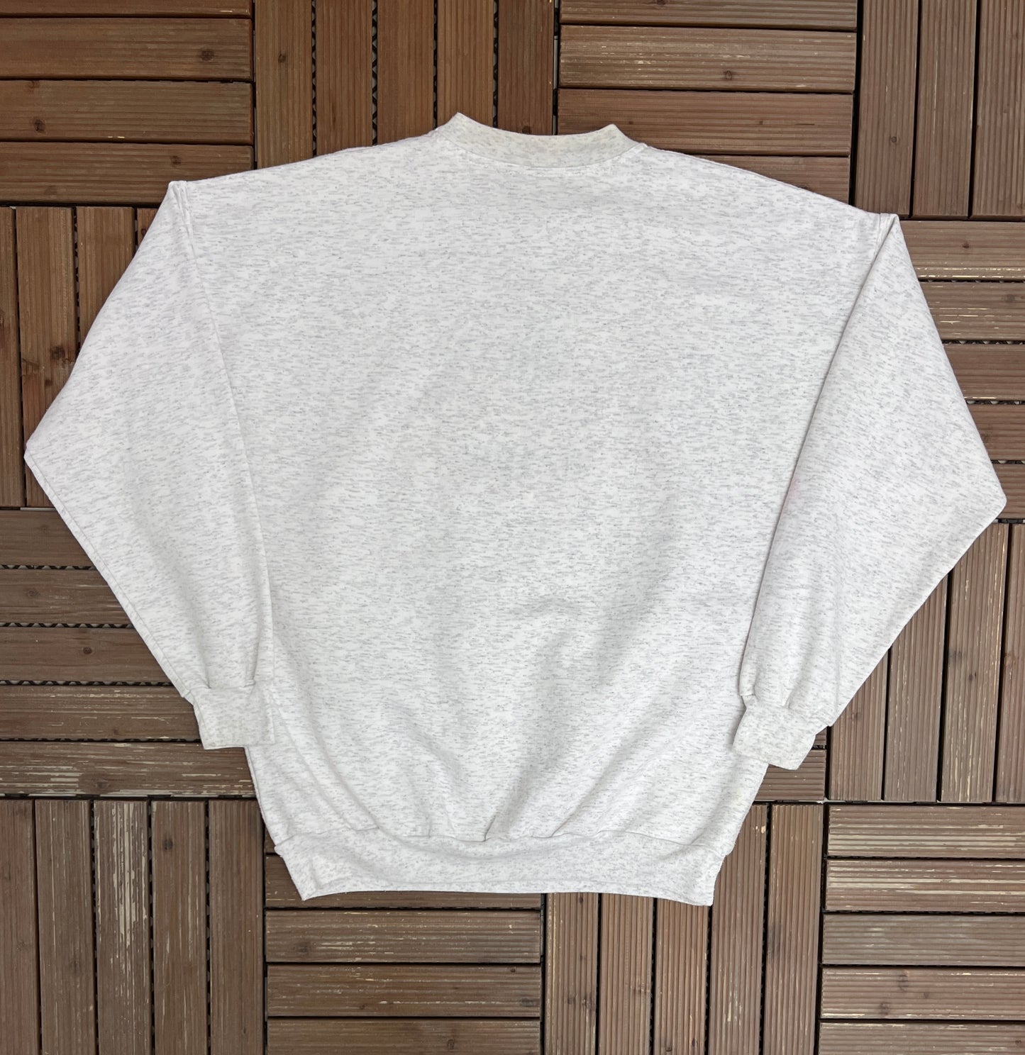 Yukon Stitched Graphic Crewneck | Size X-Large | Vintage 1990s Tourist Grey Sweater |