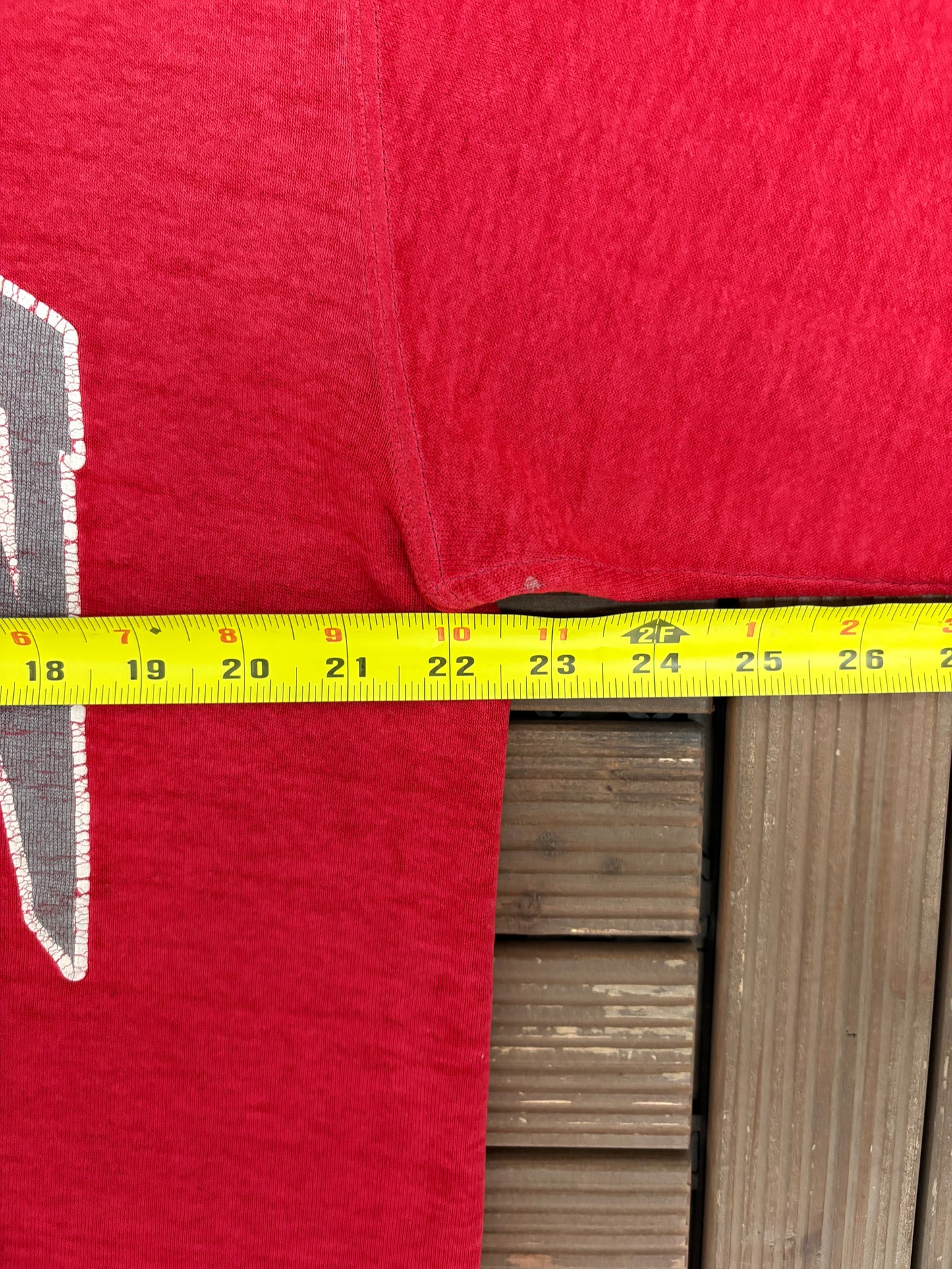 Audubon Spell Out Graphic Crewneck | Size X-Large | Vintage 1990s Made in USA Red Sweater |