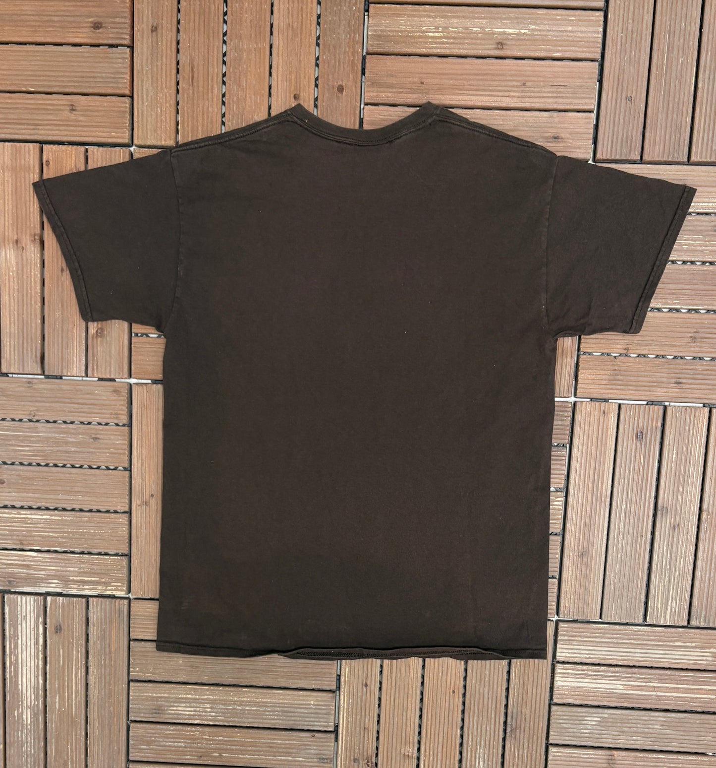 I Told You It's White With Fisherman And Red With Hunter Graphic Tee | Size Large | Vintage 2000s Funny Brown T-Shirt |