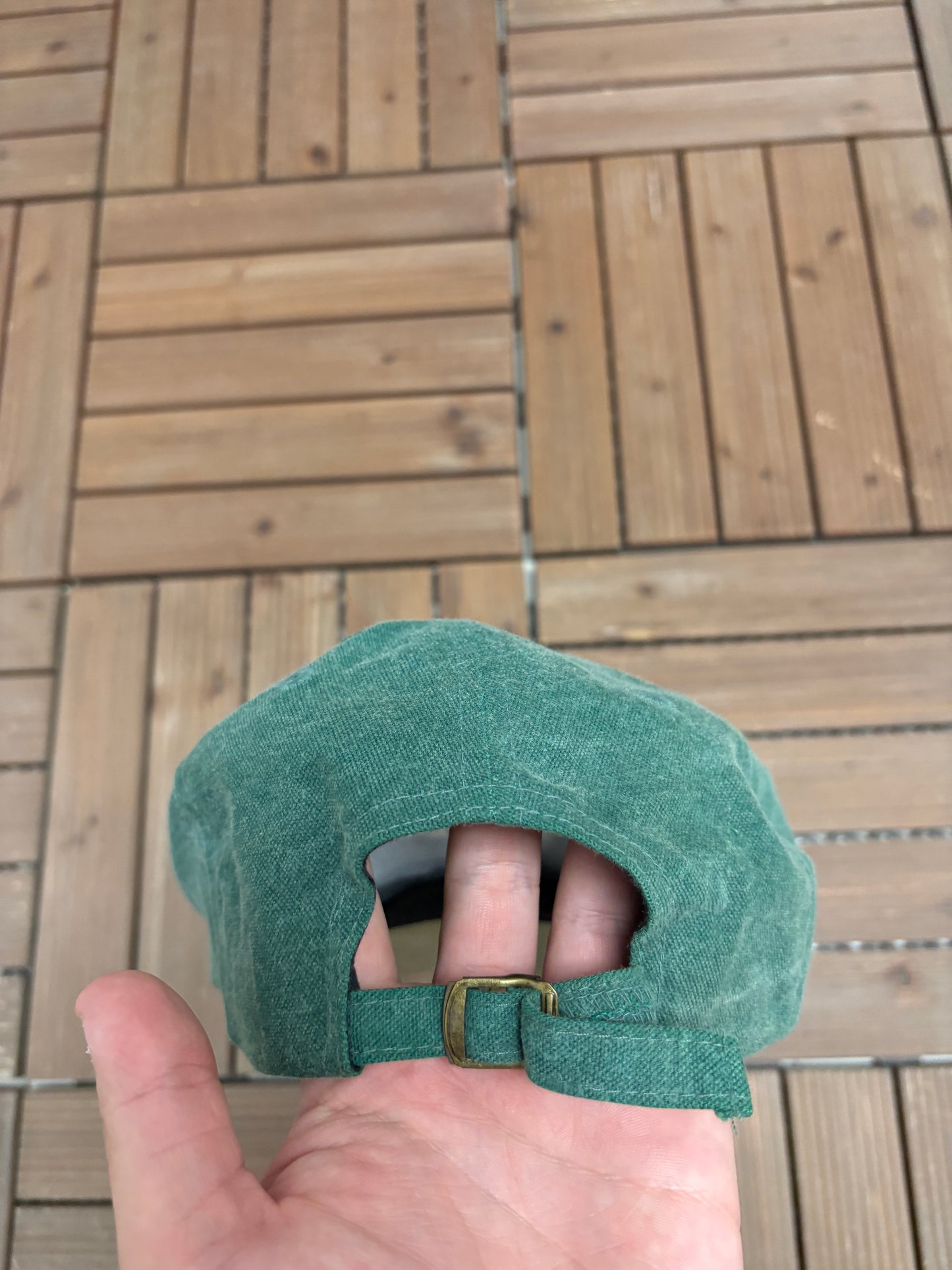 Top-Flite Embroidered Graphic Hat | Metal Clasp | Vintage 1990s Branded Golf Green Cap |