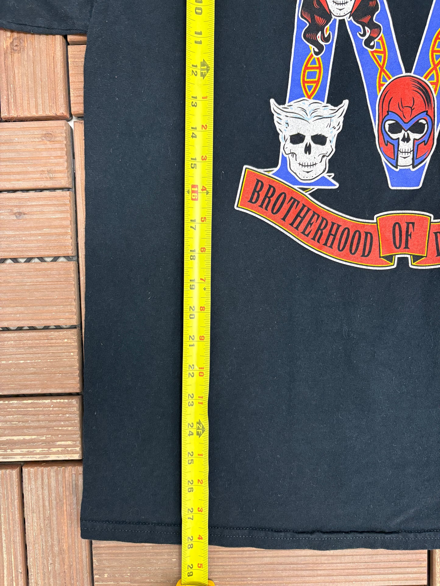 Genes N' Powers Brotherhood Of Destruction Graphic Tee | Size Large | Vintage 2000s Black T-Shirt |