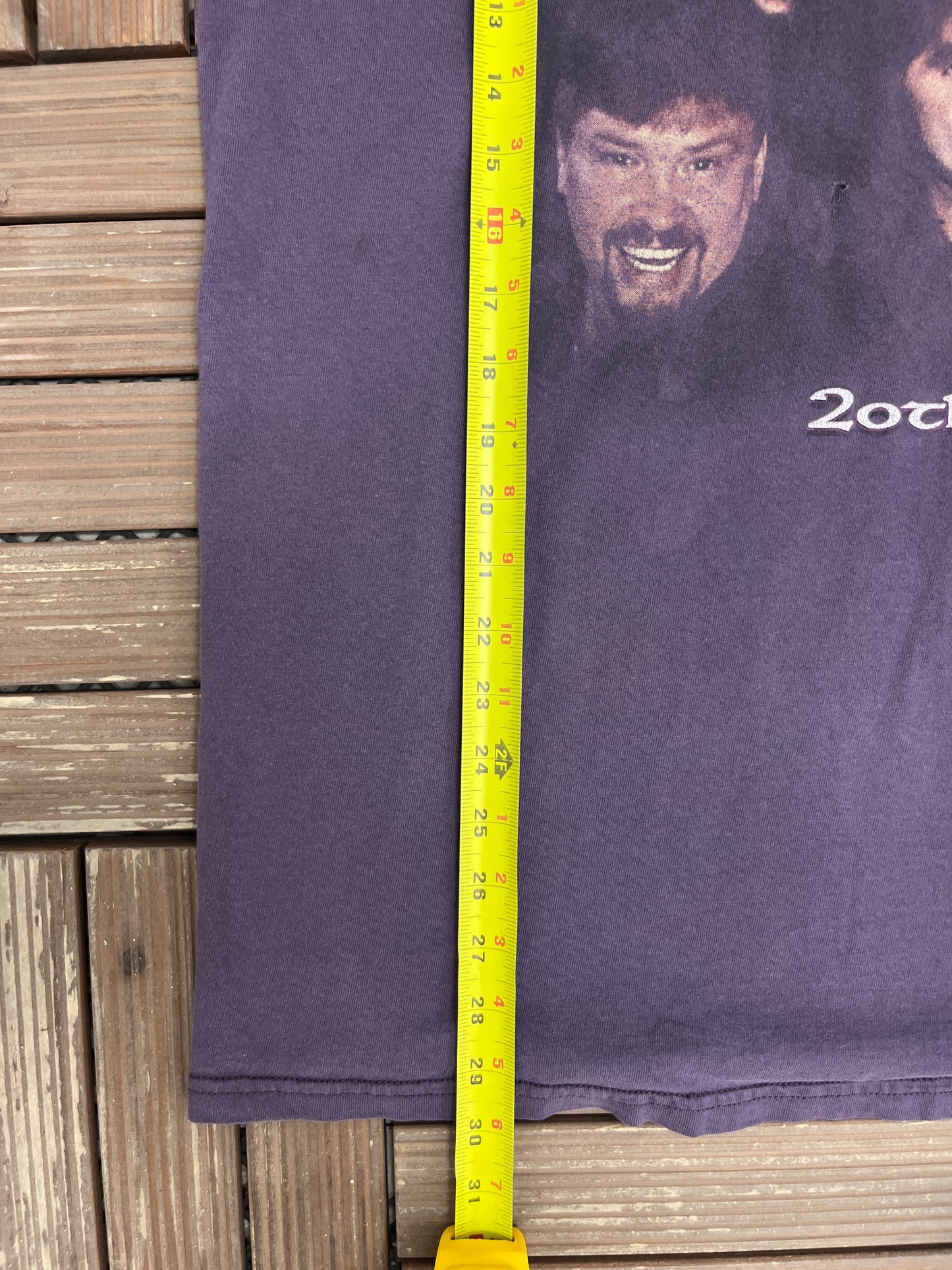 Alabama 20th Century Graphic Tee | Size X-Large | Vintage 1990s Country Music Purple T-Shirt |