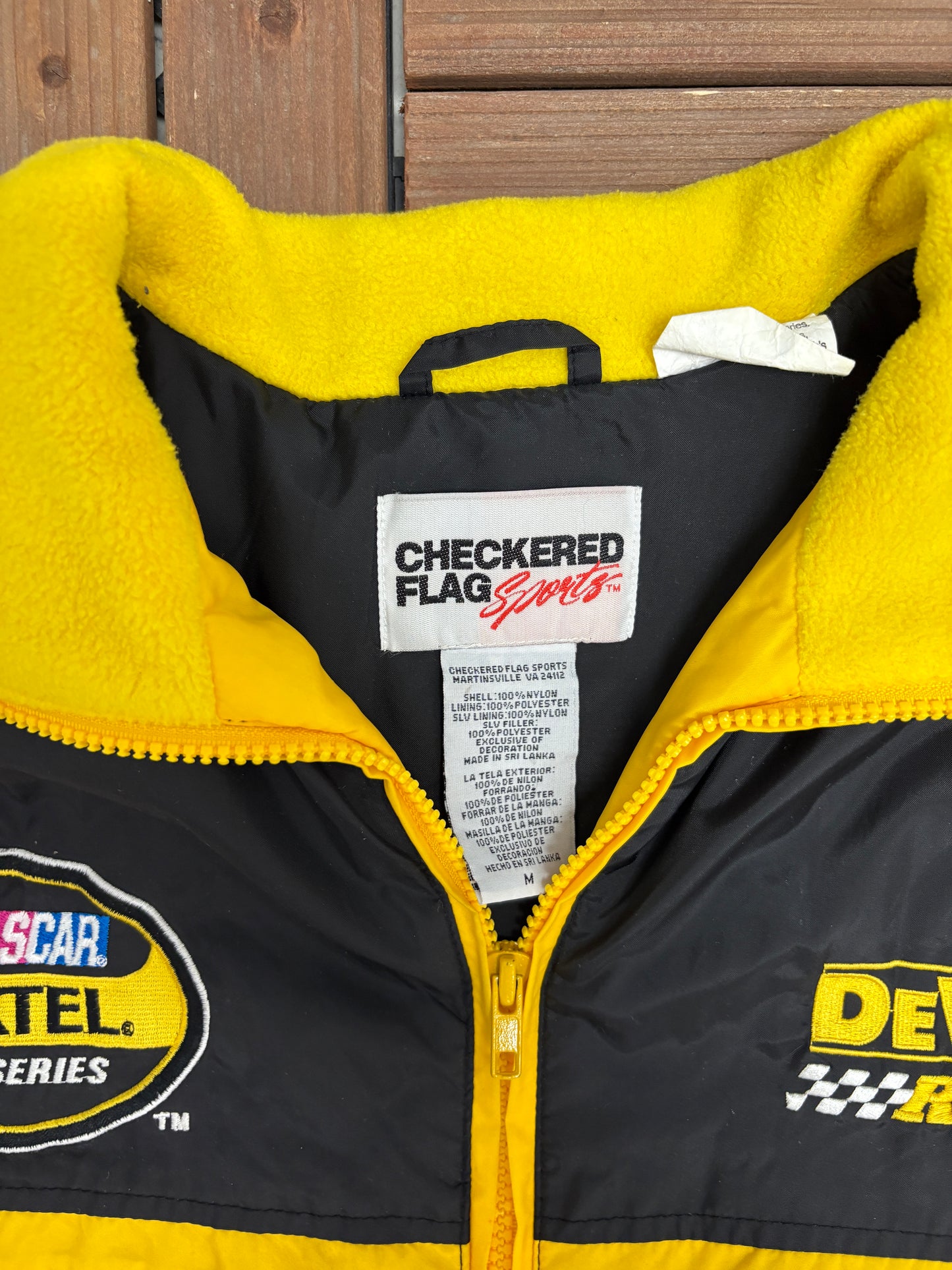 Matt Kenseth NASCAR Nextel Cup Series Puffer Jacket | Size Medium | Vintage 2000s NASCAR Racing Black Coat |