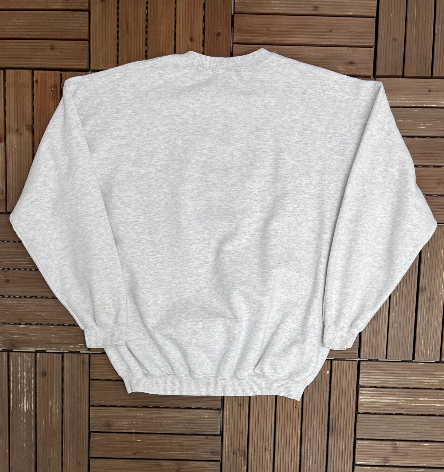 Hard Rock Hotel Las Vegas Graphic Crewneck | Size X-Large | Vintage 1990s Promotional Collectors Grey Sweater |