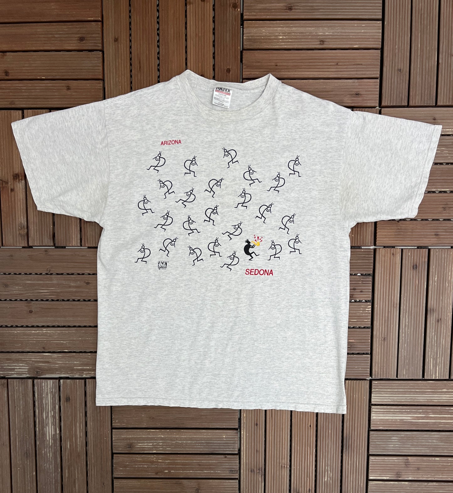 Sedona, Arizona Graphic Tee | Size X-Large | Vintage 1990s Tourist Grey T-Shirt |