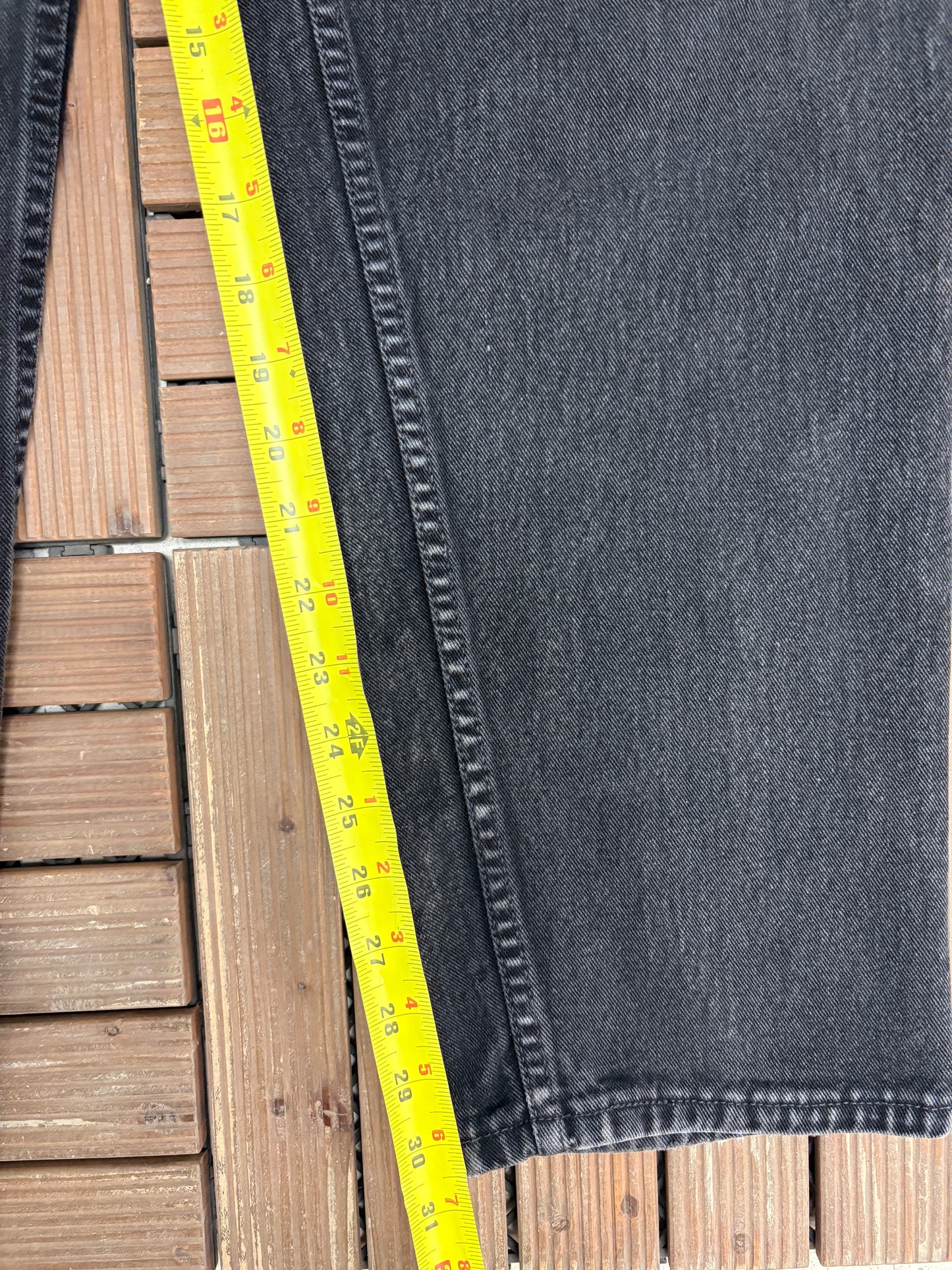 Levi Strauss & Co 550 Black Jeans | Size 34 x 32 | Vintage 2000s Levi's Black Denim |