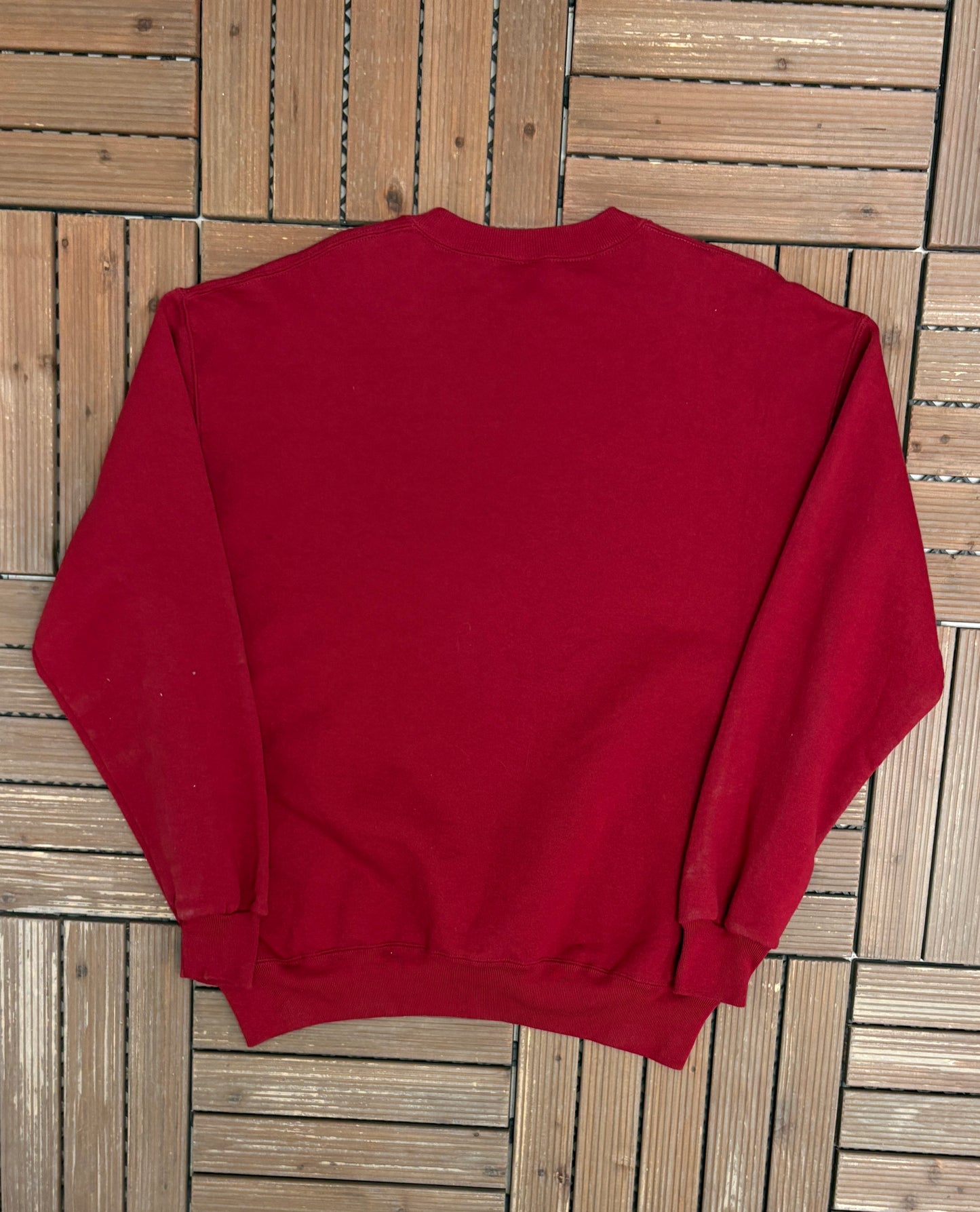 Washington Redskins Graphic Crewneck | Size X-Large | Vintage 1990s Red NFL Football Sweater |