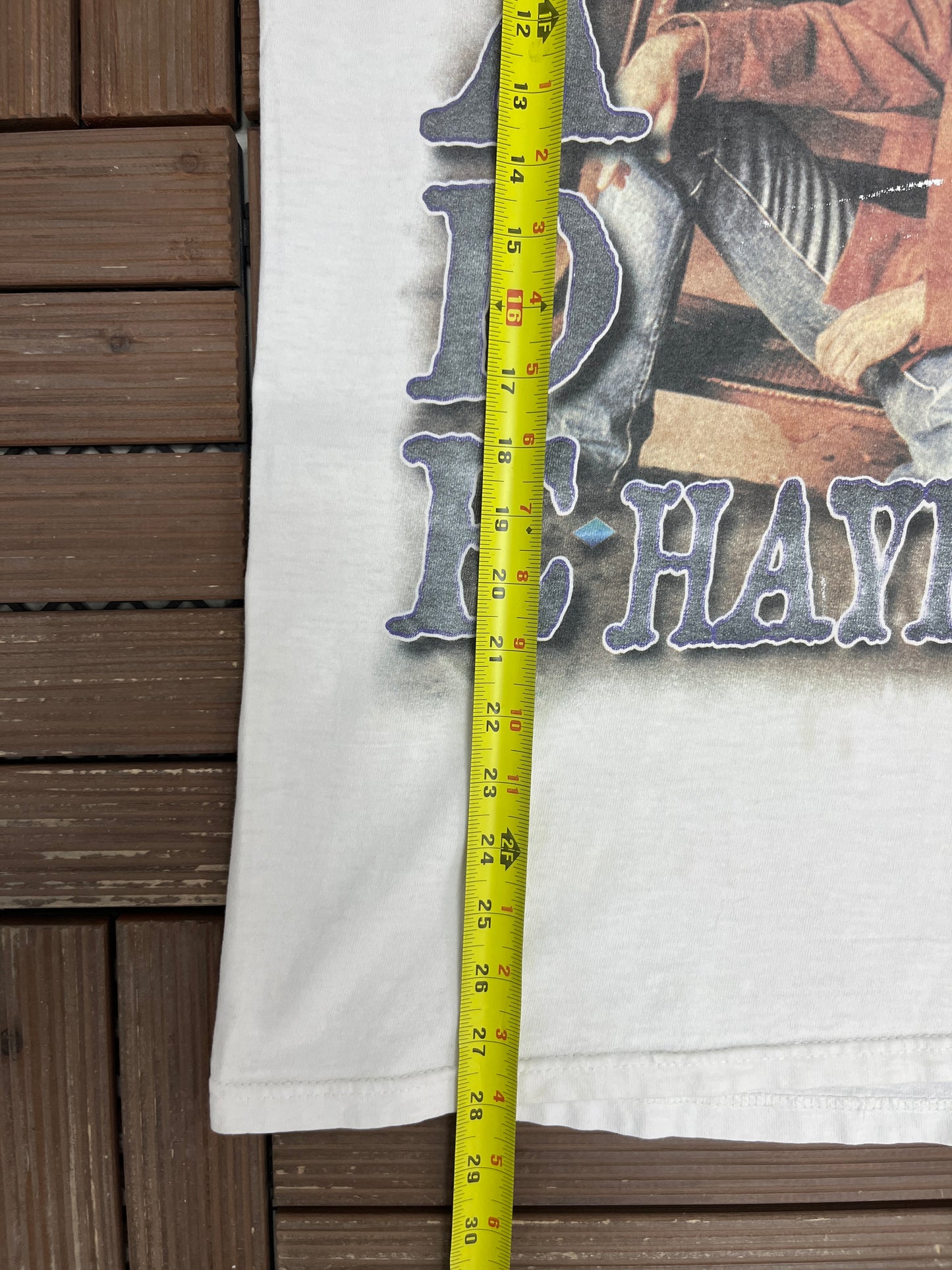 Wade Hayes Old Enough To Know Better Graphic Tee | Size Large | Vintage 1990s Country Music White T-Shirt |