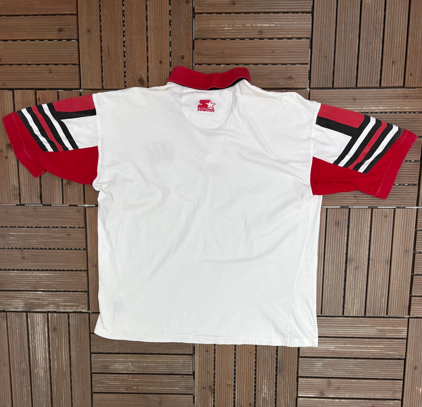 Wisconsin Badgers Embroidered Graphic Tee | Size X-Large | Vintage 1990s College White T-Shirt |