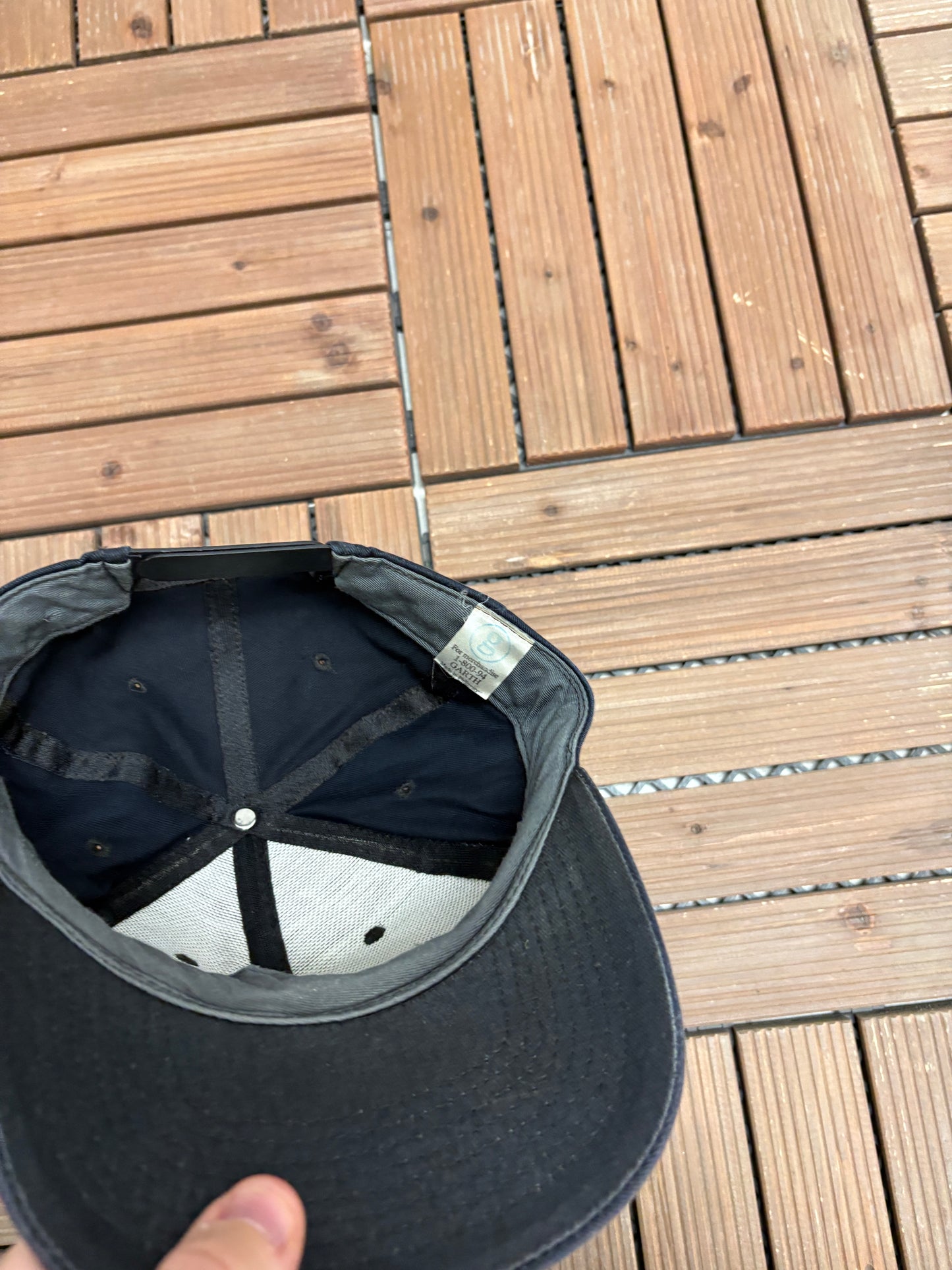 Garth Brooks World Tour Graphic Hat | Snap Back | Vintage 1990s Country Music Black Cap |