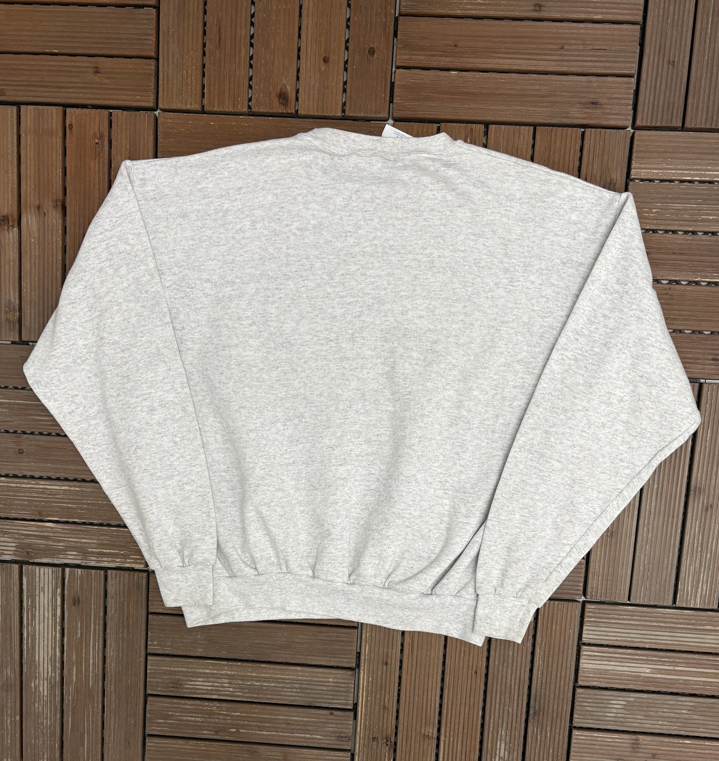 Crow Wing County Fair Graphic Crewneck | Size Large | Vintage 1990s Promotional Grey Sweater |