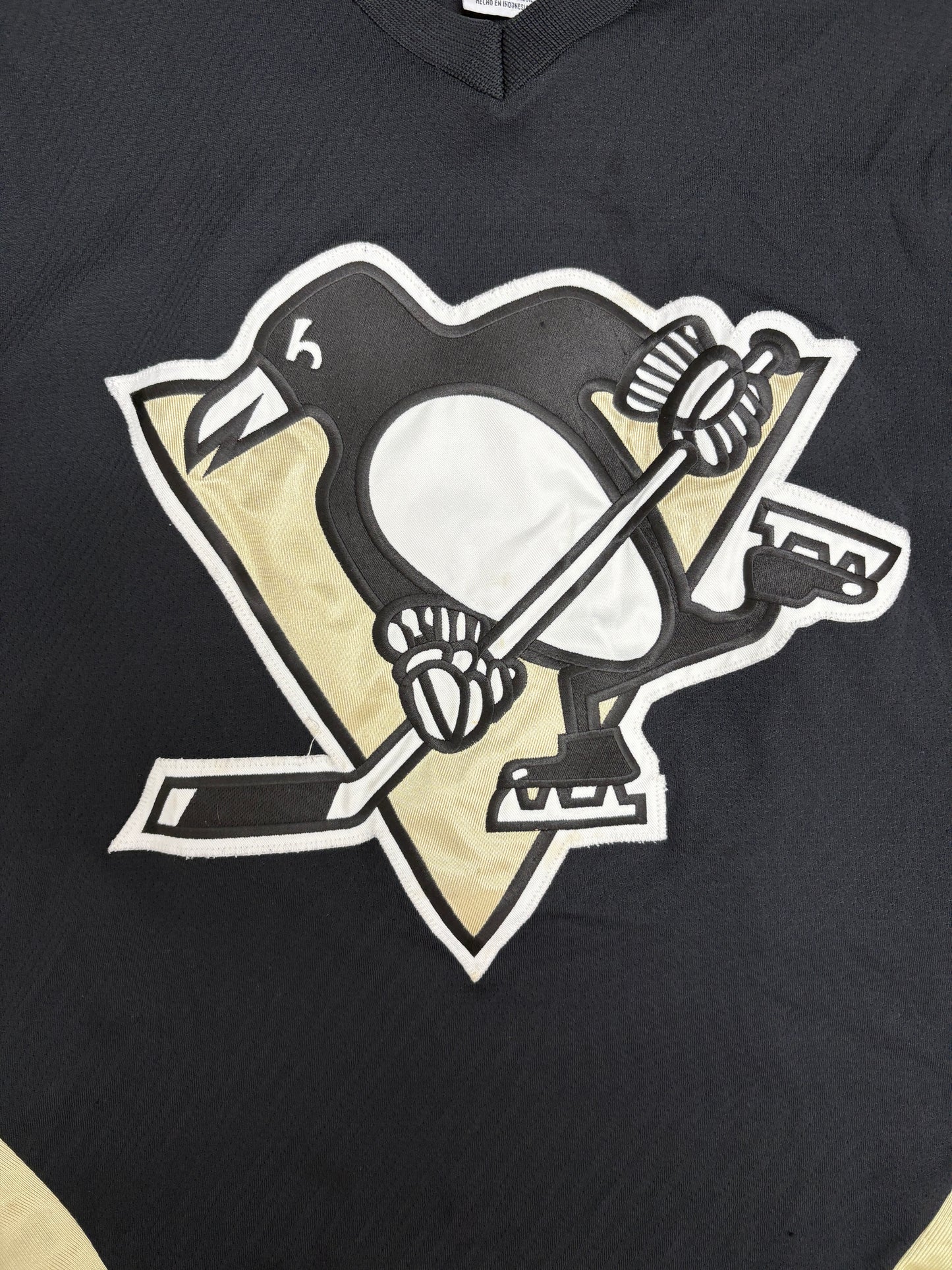 Pittsburgh Penguins Marc-Andre Fleury Hockey Jersey | Size XX- Large | Vintage 2000s NHL Hockey Black Jersey |