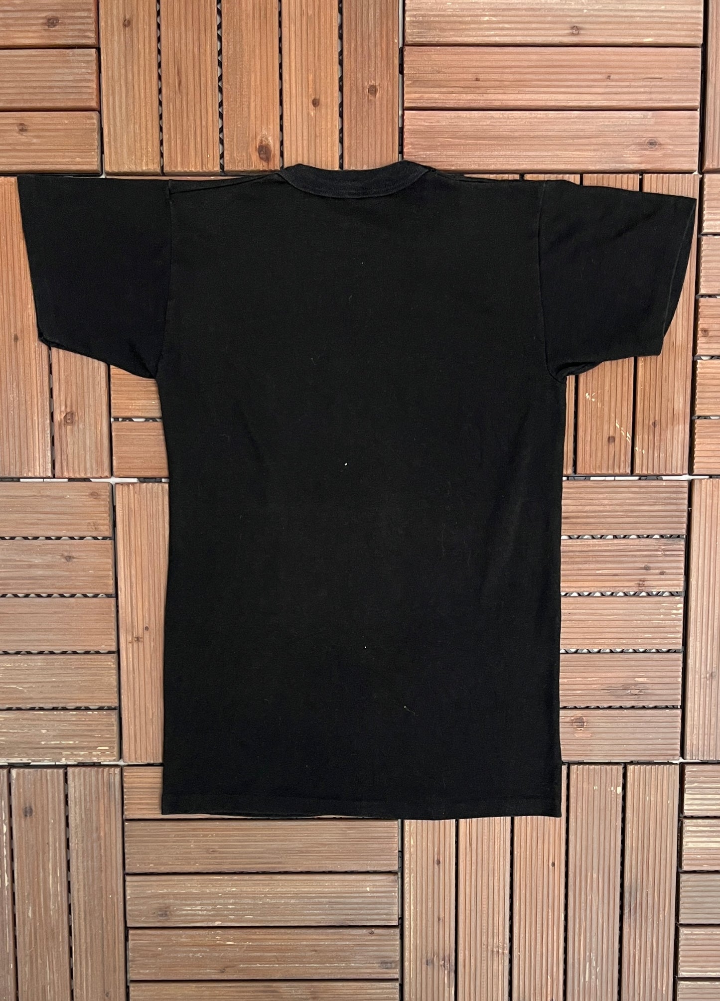 Pittsburgh City of Champions Graphic Tee | Size Medium | Vintage 1980s Sports Black T-Shirt |